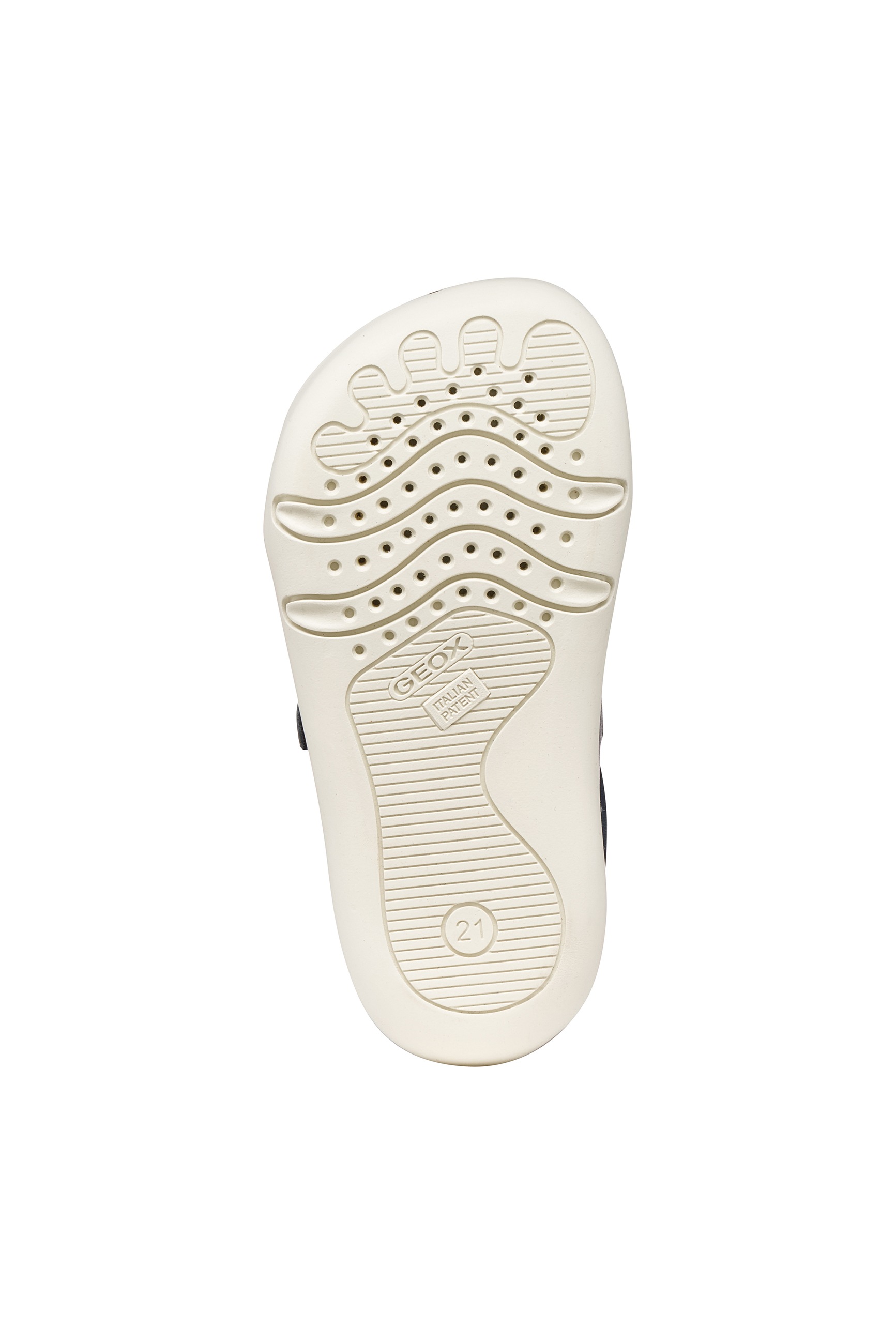 Geox Barfußschuh »B STEPPIEUP BOY«  Babyschuh, hochgezogener Vorderkappe, Größenschablone zum Download