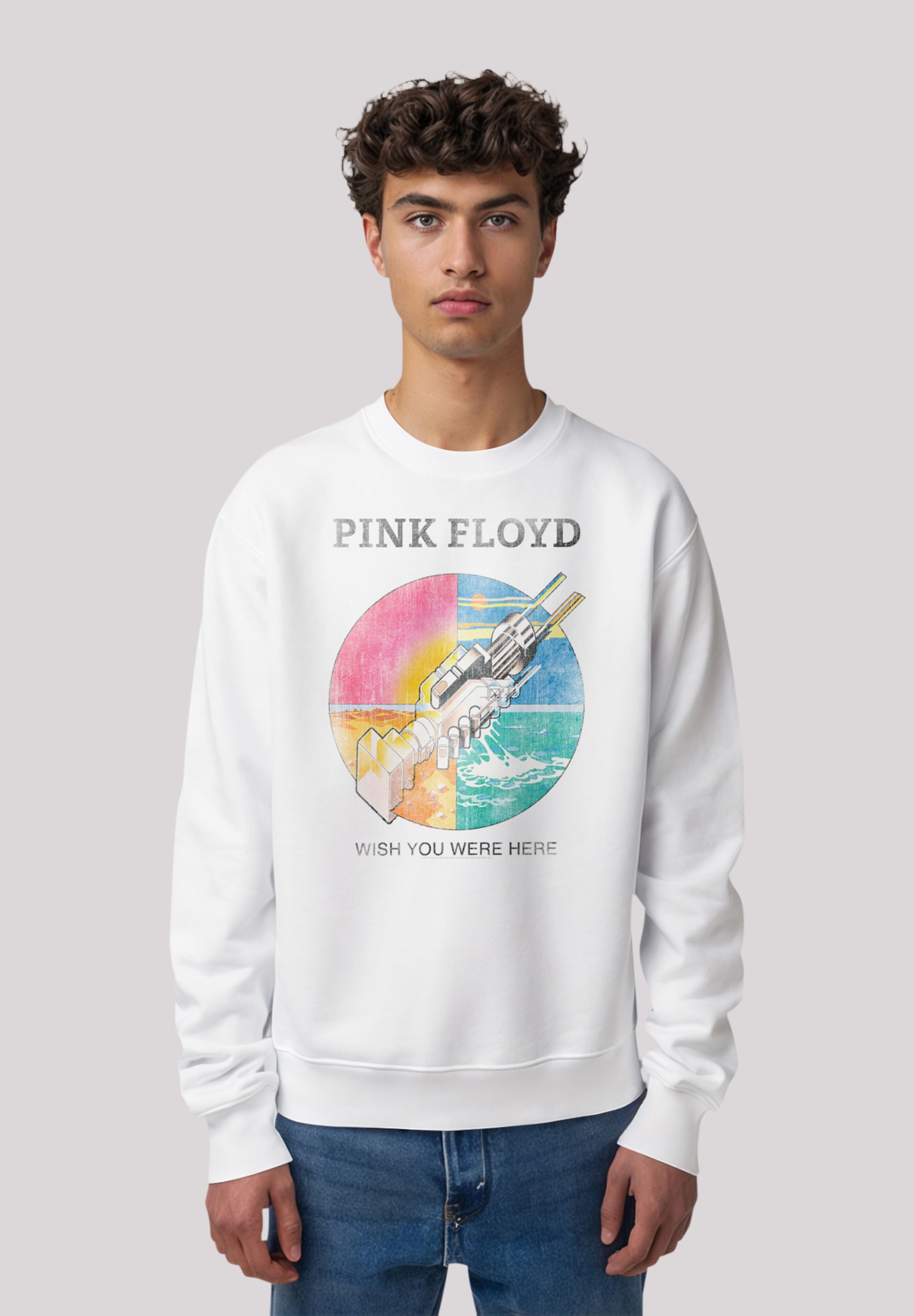 Sweatshirt »Pink Floyd Wish You Were Here«, Premium Qualität