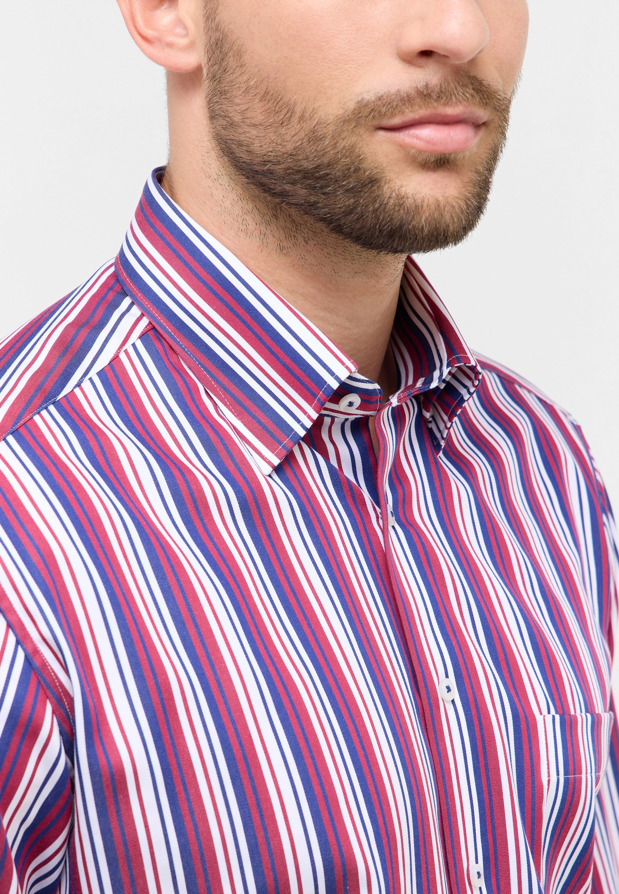 Thumbnail - Eterna Langarmhemd "COMFORT FIT" NON IRON (bügelfrei)