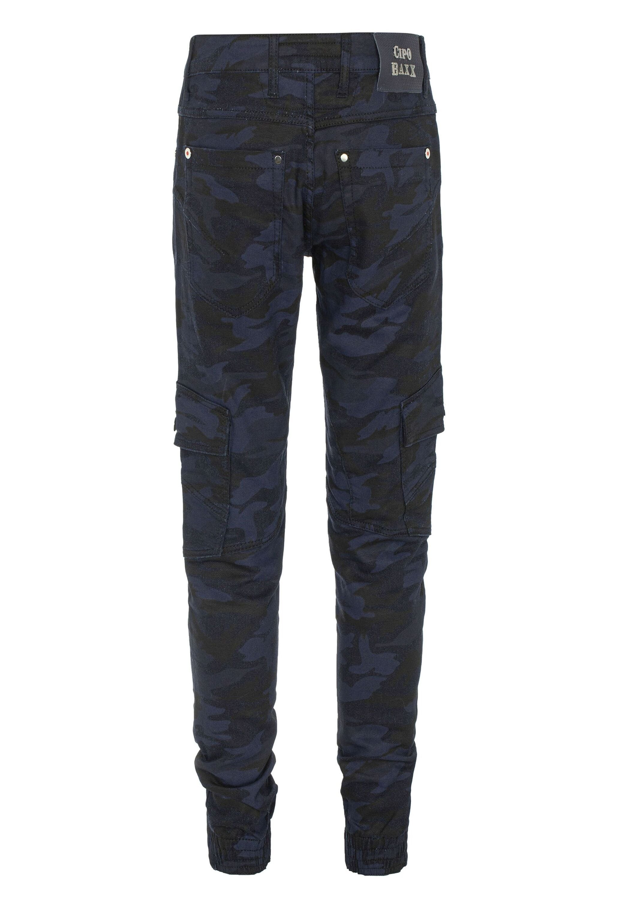 Cipo & Baxx 5-Pocket-Jeans »Jeans«, mit tollen Cargotaschen, CD690