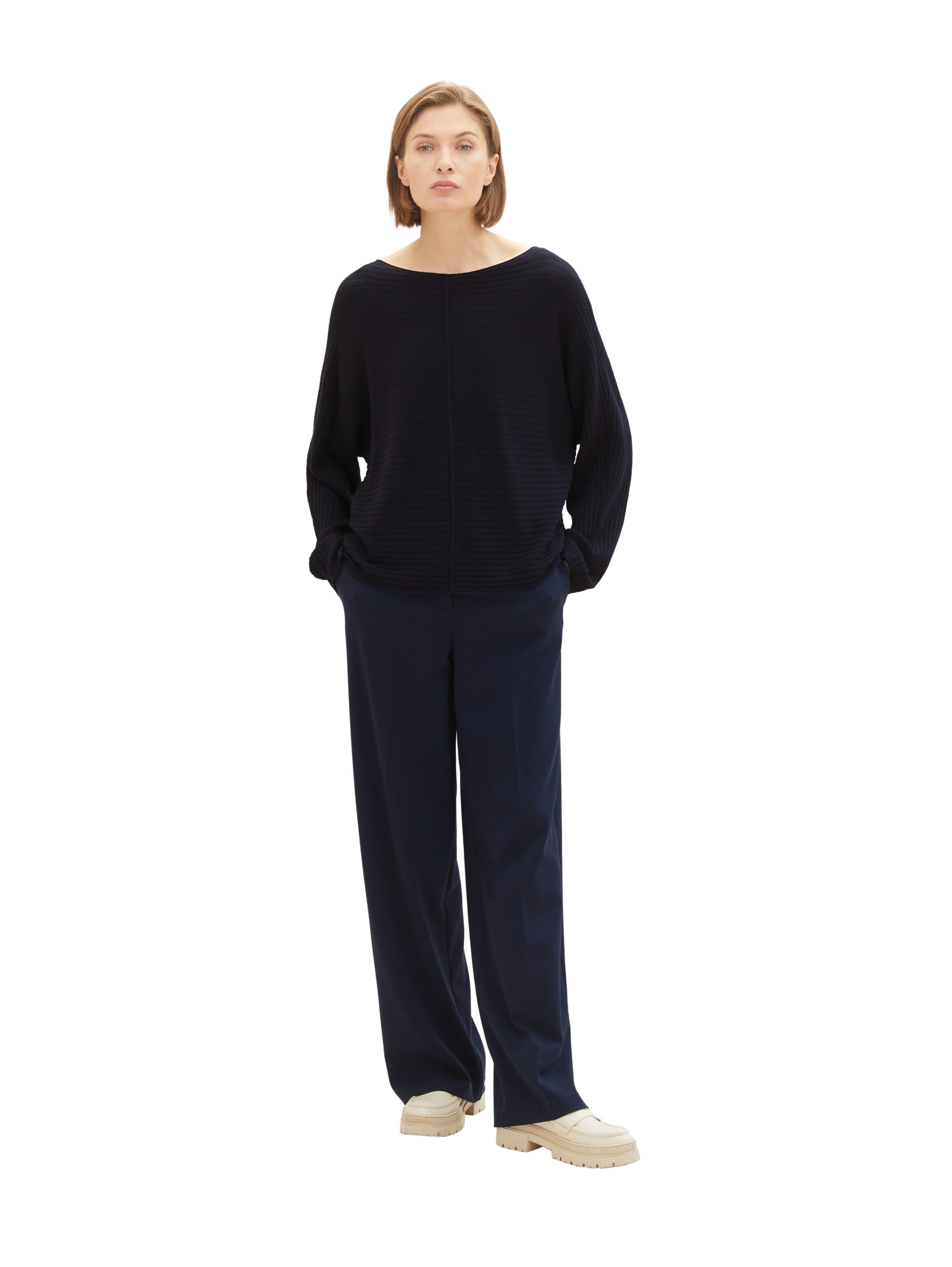 TOM TAILOR Strickpullover, mit Strukturierung