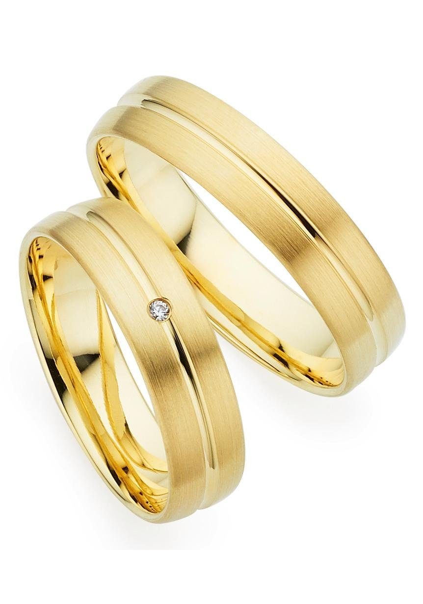 Phönix Trauring »Schmuck Geschenk Gold 333 Trauring Ehering LIEBE versch. Varianten«, Made in Germany, wahlweise mit oder ohne Brillant