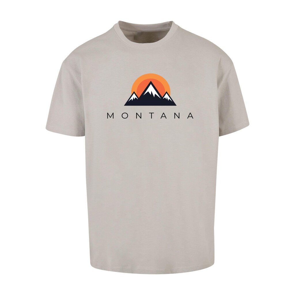 Merchcode T-Shirt »Merchcode Herren Montana Heavy Oversize Tee-BY102«, (1 tlg.)