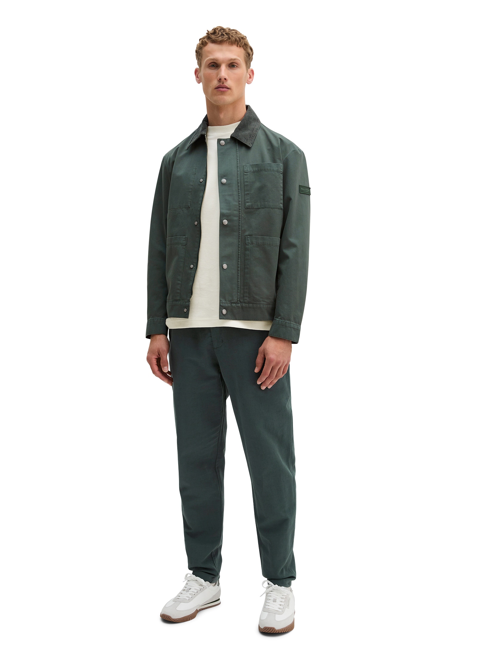Marc O'Polo Outdoorjacke »mit Cordkragen«