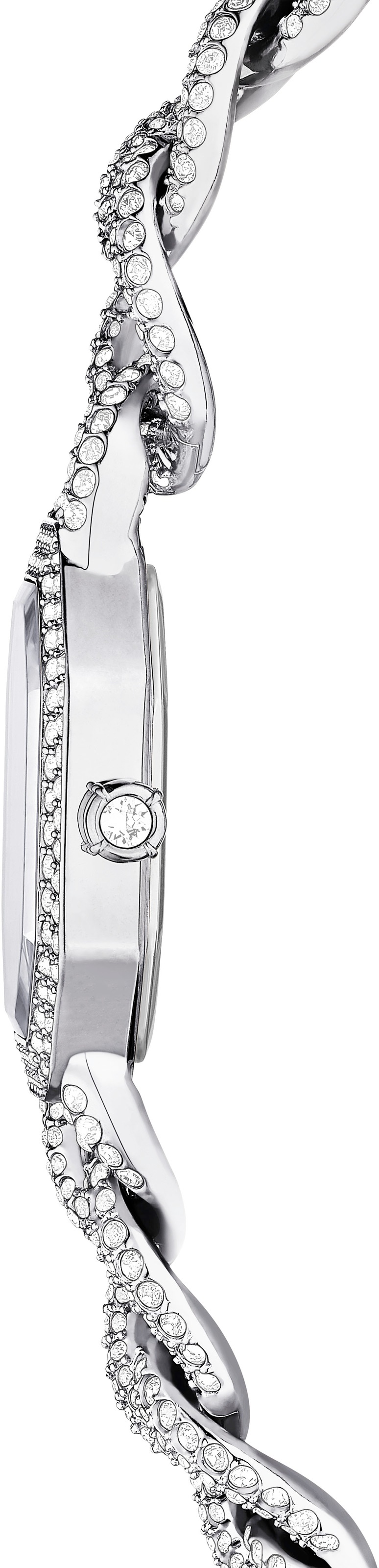 Swarovski Quarzuhr »DEXTERA CHAIN«, Armbanduhr, Damenuhr, analog, Swarovski®-Kristalle