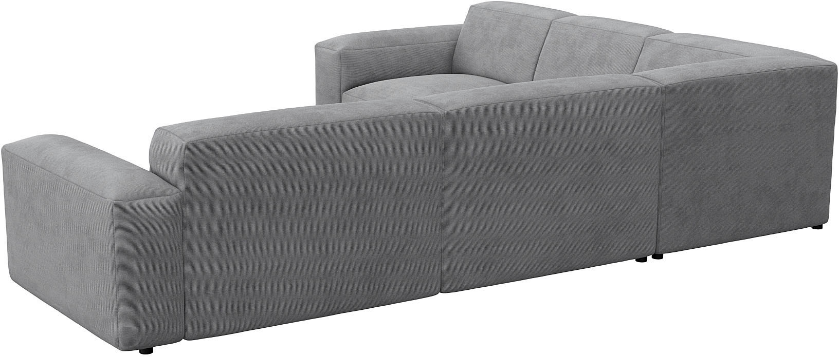 FLEXLUX Ecksofa »Lucera, super bequem durch hochwertigen Sitzaufbau mit Kaltschaum«, modern & anschmiegsam, L-Form, Designsofa