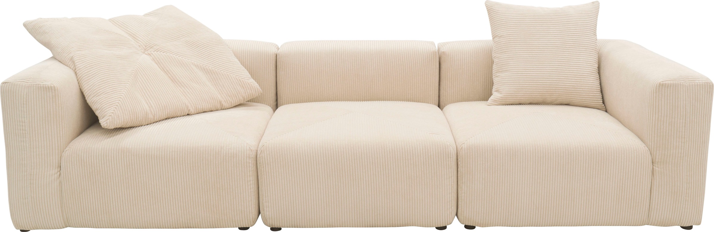 Home affaire Big-Sofa "Gerrid" Cord-Bezug, bestehend aus Modulen: 2 Eck- un günstig online kaufen