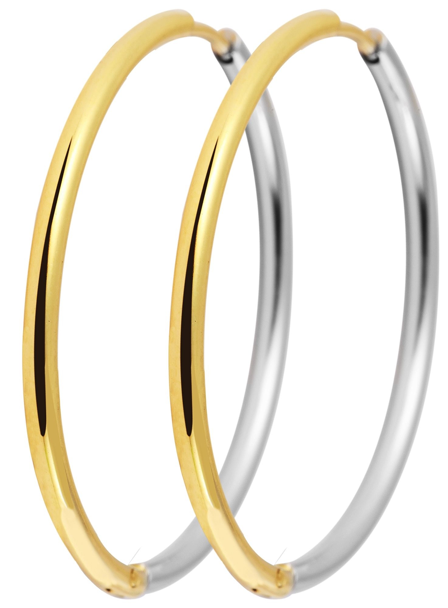 Adelia´s Klappcreolen "Damen Ohrringe – Klappcreole aus Edelstahl" Perfekt günstig online kaufen