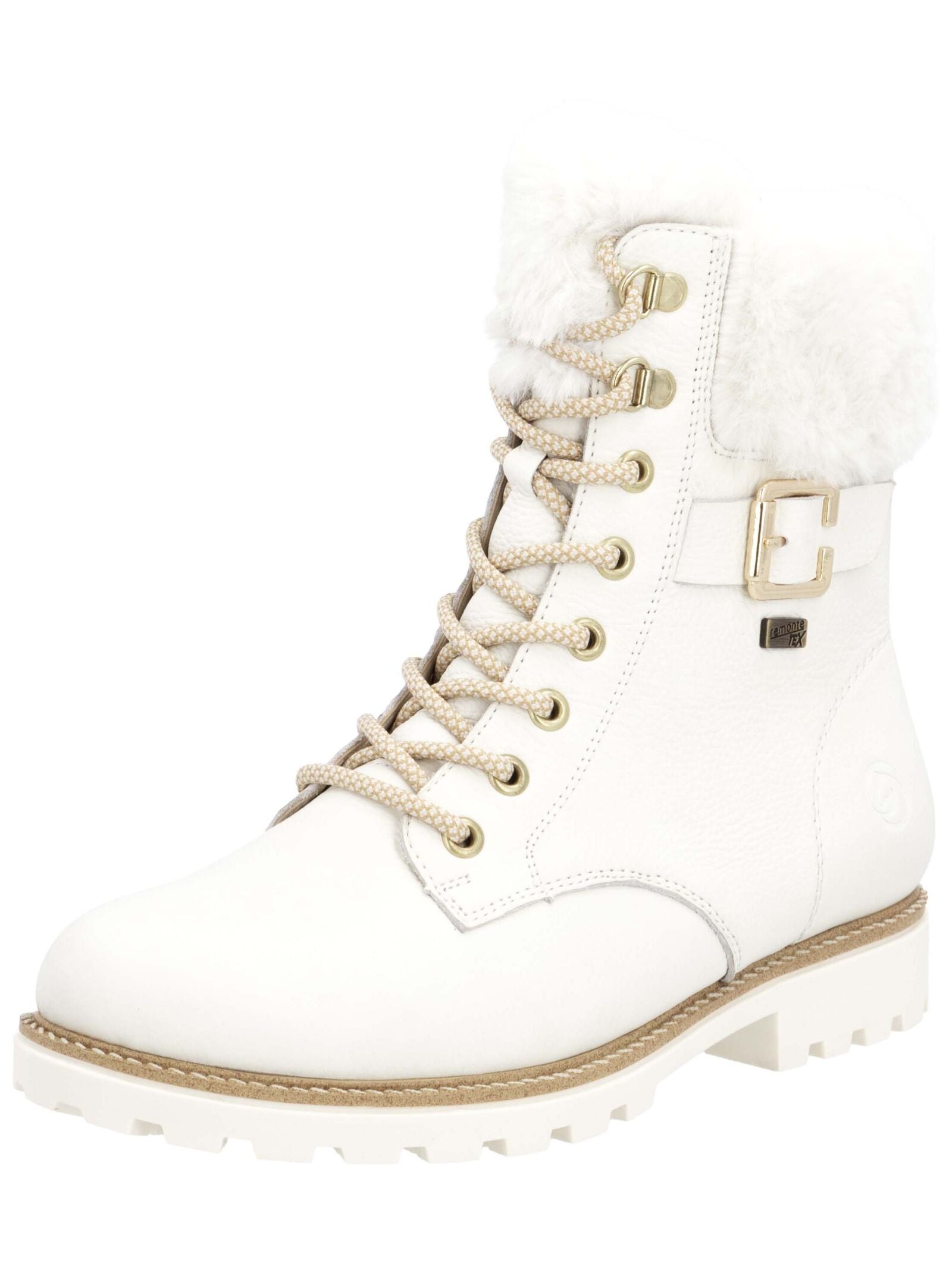 Remonte Schnürstiefelette "Remonte Stiefelette Leder/Fell" günstig online kaufen