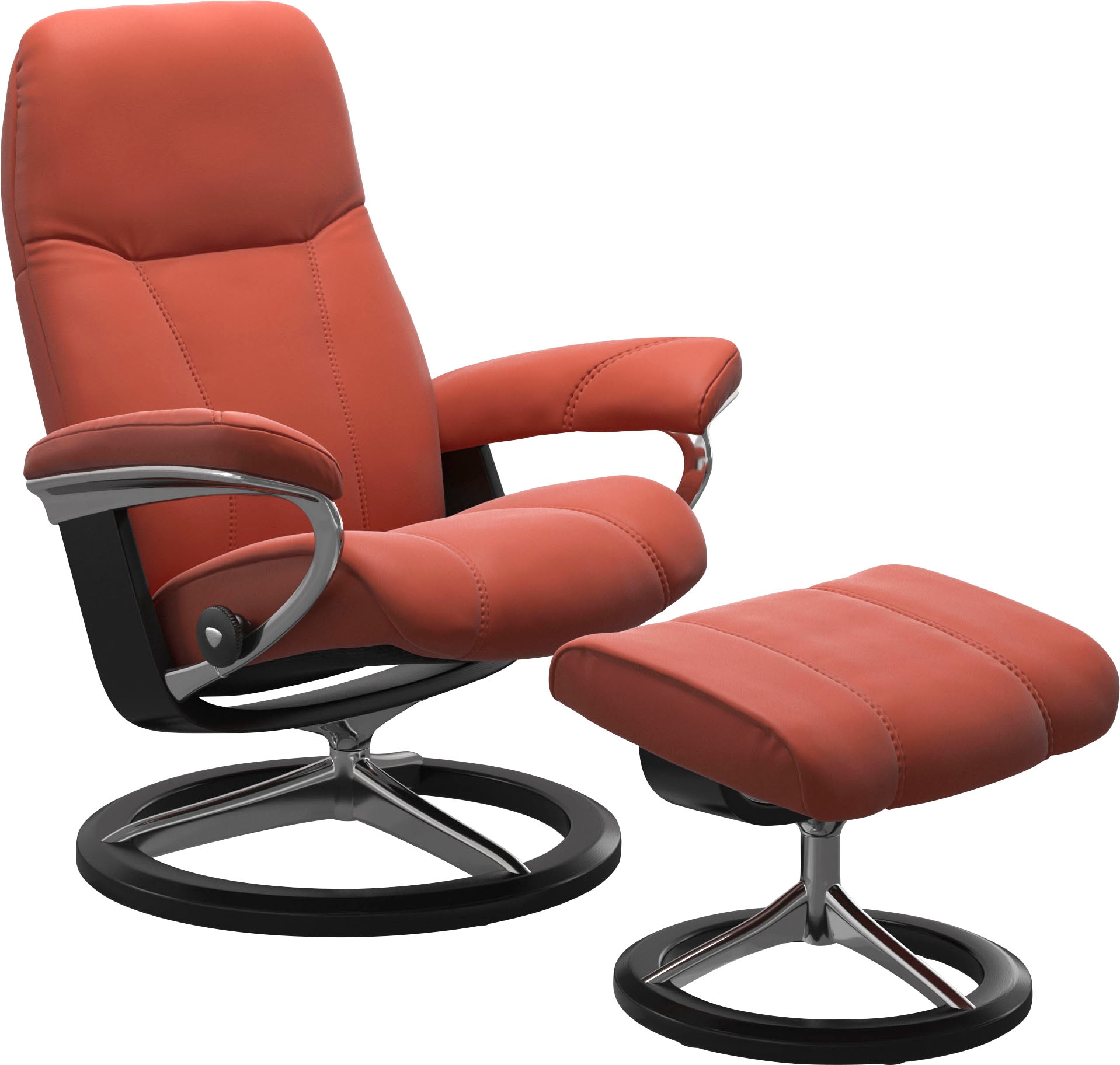 Stressless Relaxsessel "Consul" mit Signature Base, Größe L, Gestell Schwarz