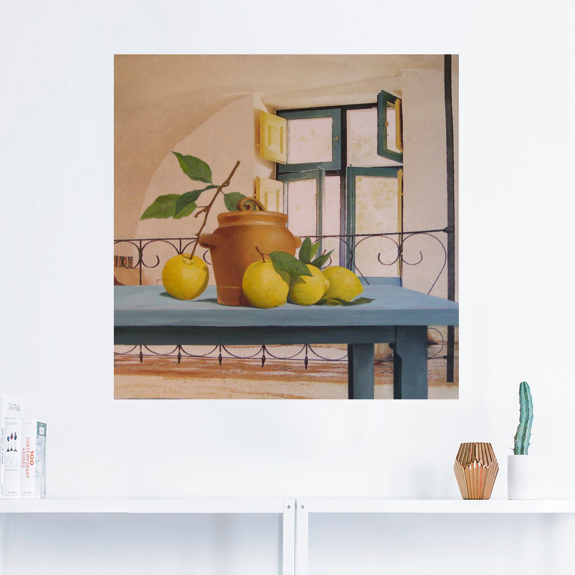 Artland Wandbild »Stillleben mit Zitronen«, Arrangements, (1 St.), als Wandaufkleber in verschied. Größen