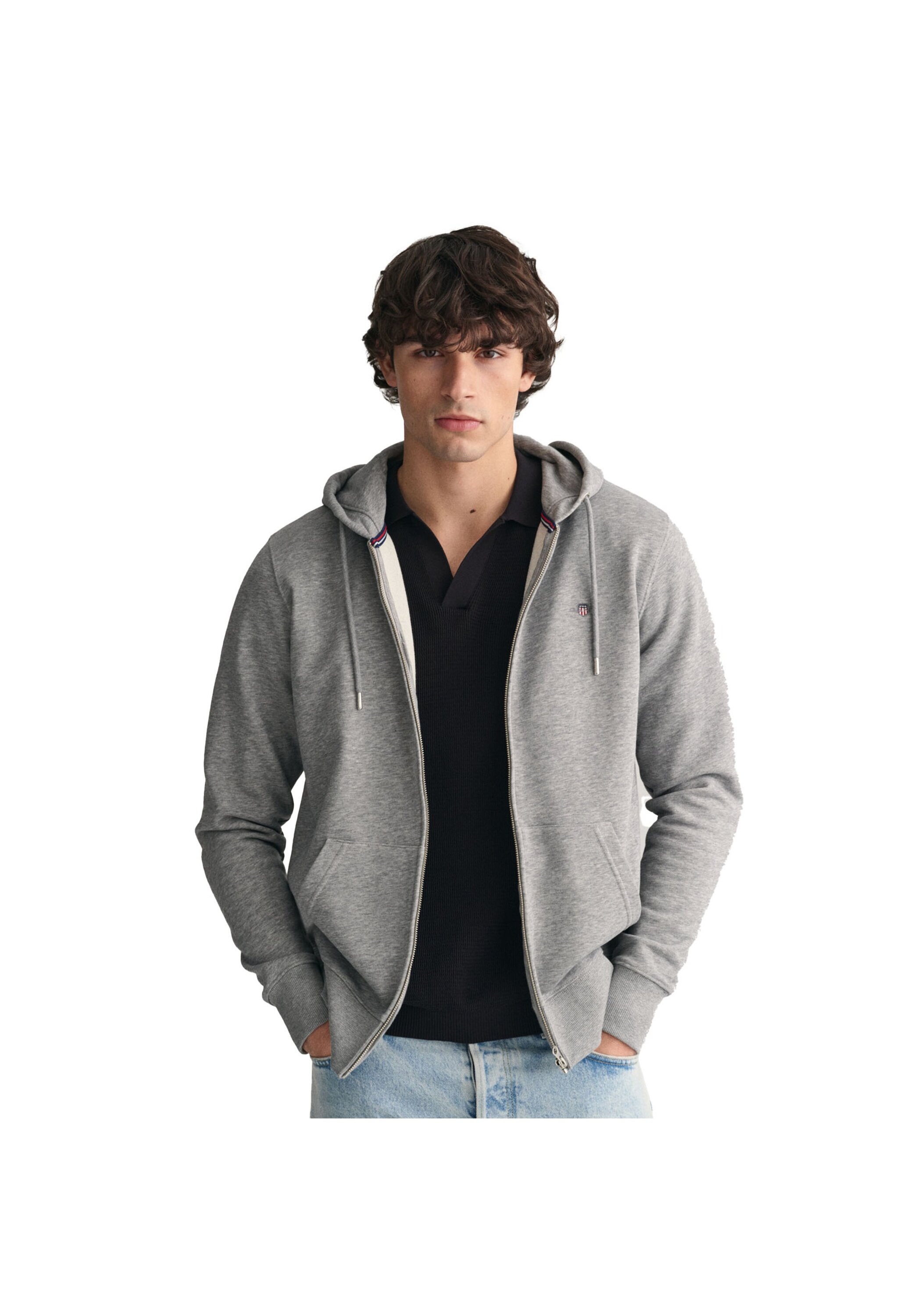 Gant Sweatshirt "Sweatjacke REGULAR SHIELD FULL ZIP HOODIE" günstig online kaufen