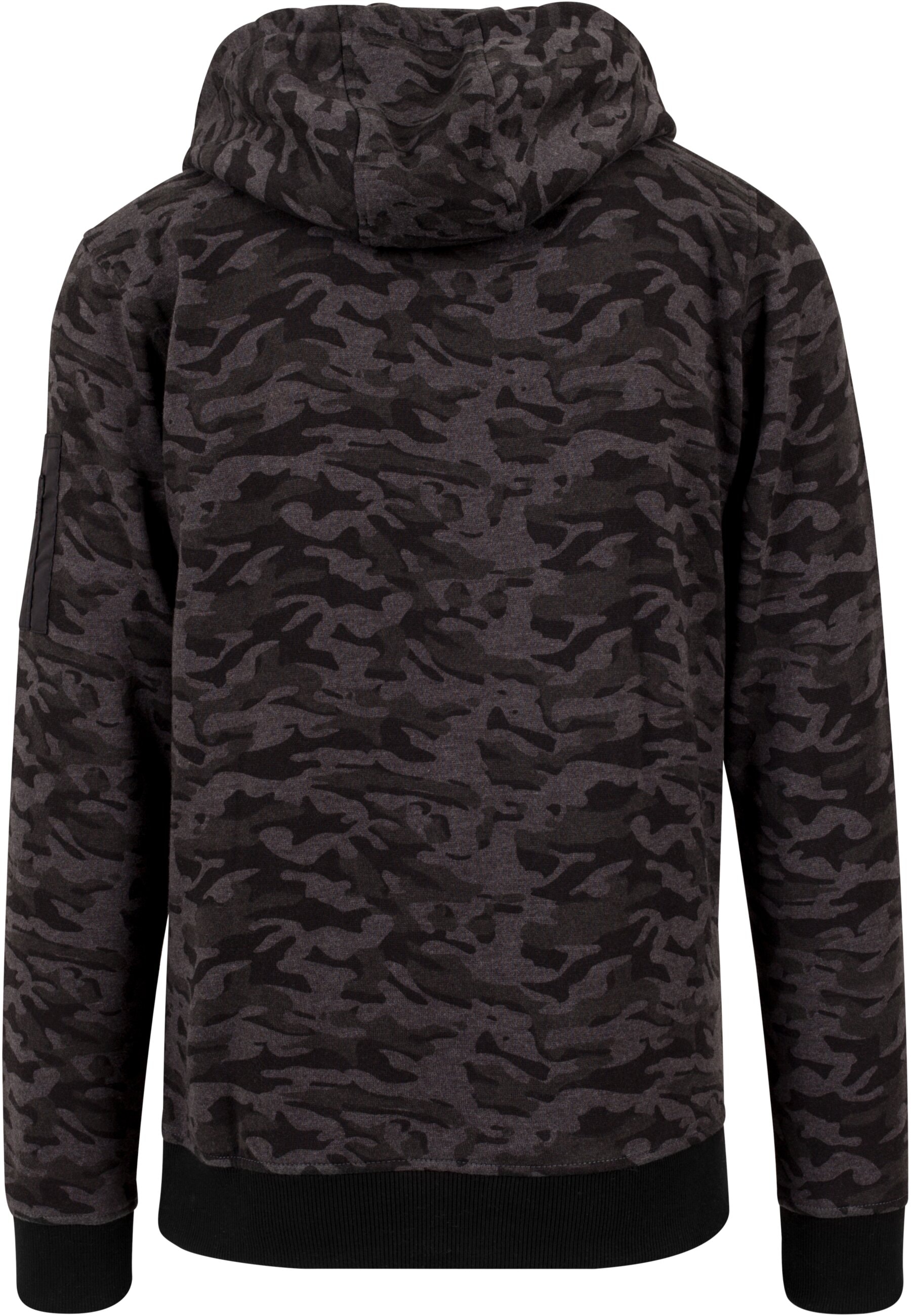 URBAN CLASSICS Sweatshirt "Urban Classics Herren Sweat Camo Bomber Hoody" günstig online kaufen