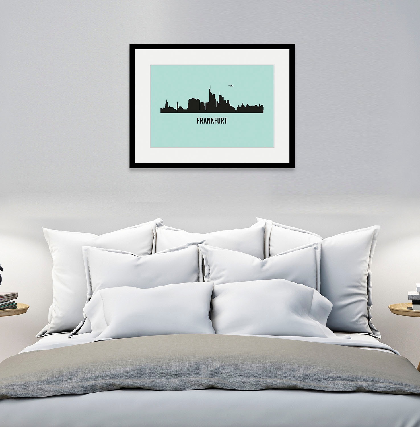 queence Bild "Frankfurt Skyline", Städte-Stadt-Deutschland-Kirche-Gebäude-S günstig online kaufen