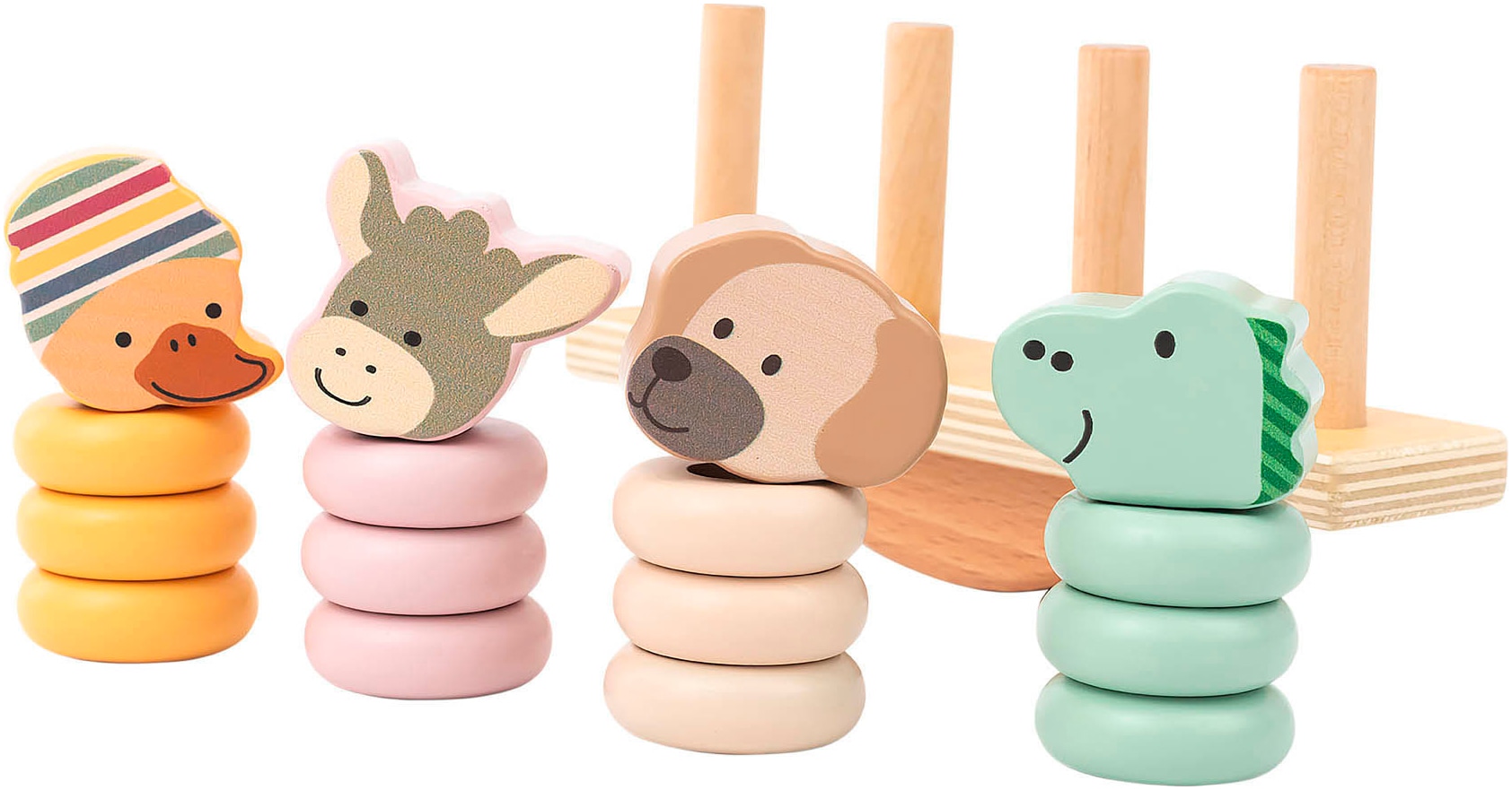 Sterntaler® Stapelspielzeug »Balancierspiel Holz« FSC® - schützt Wald