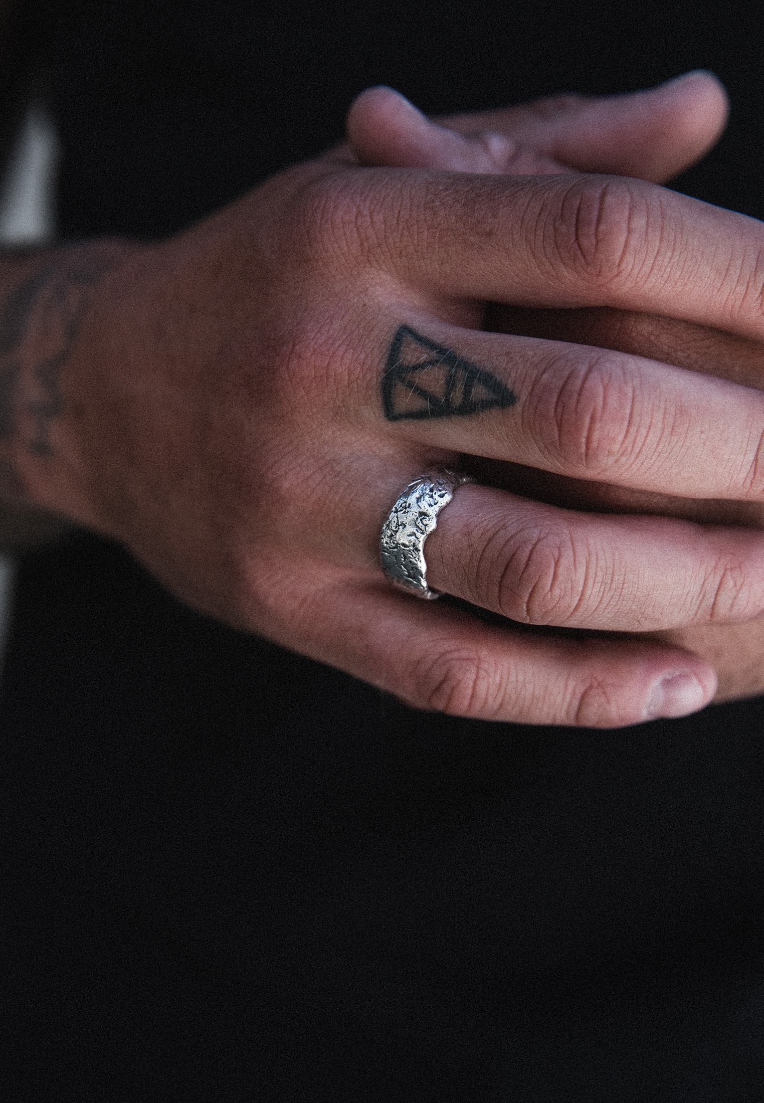 HAZE & GLORY Silberring »Ring Herren Bandring - Serpent 925 Silber«