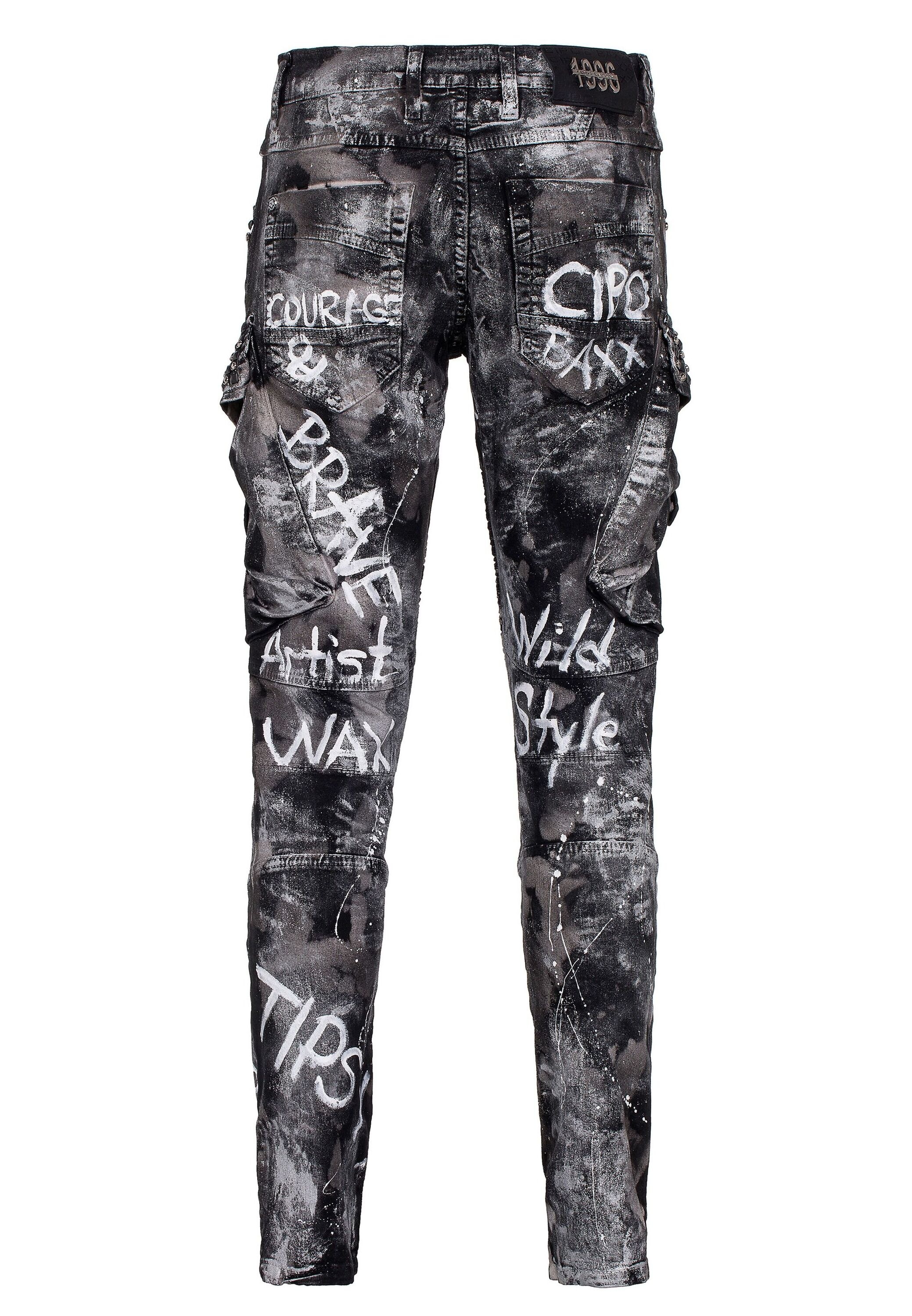 Cipo & Baxx Regular-fit-Jeans "Jeans", im Regular-Fit, CD572 günstig online kaufen