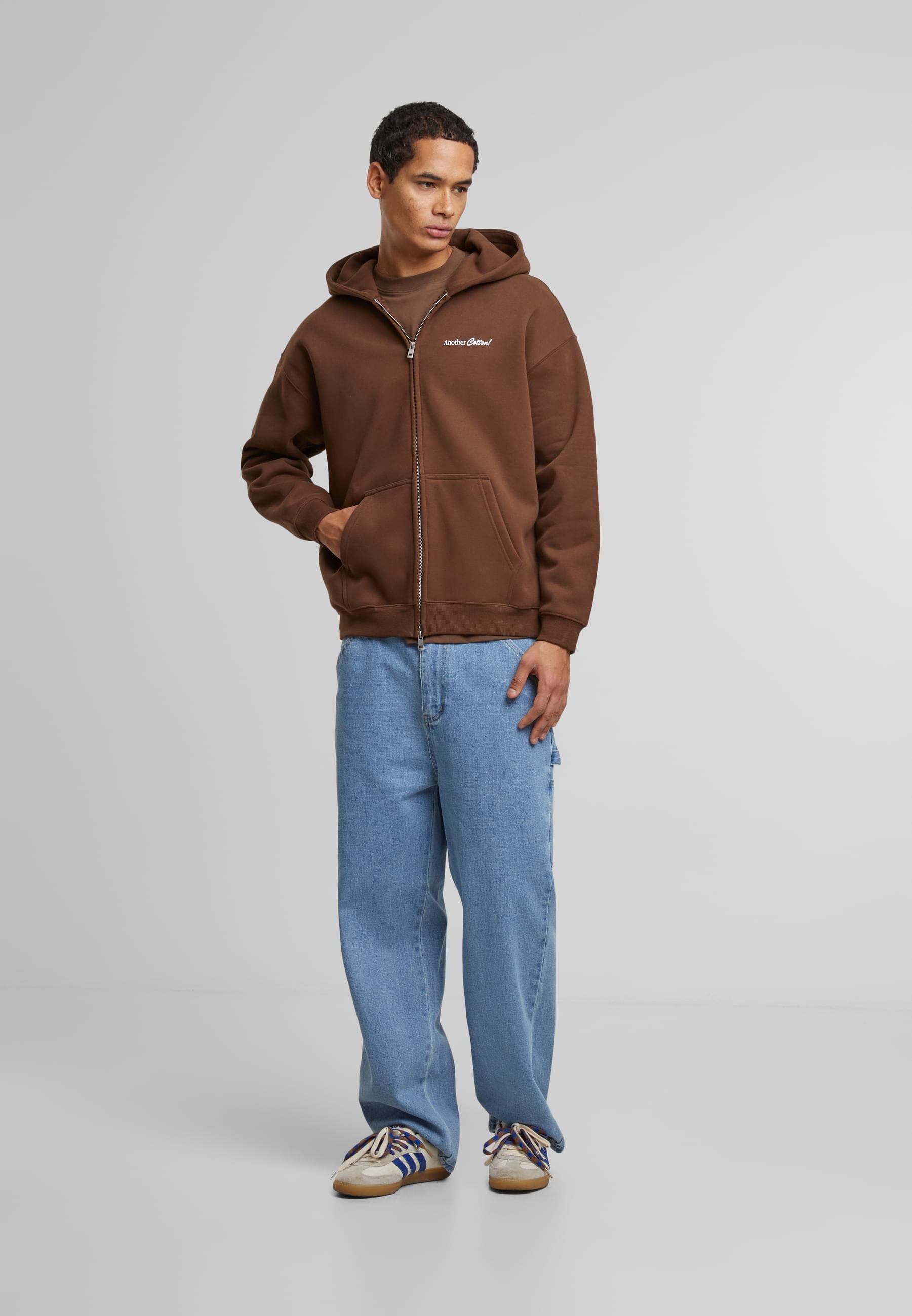 Another Cotton Lab Kapuzensweatshirt »Another Cotton Lab Espresso Martini Oversized Zip Hoodie«, (1 tlg.)