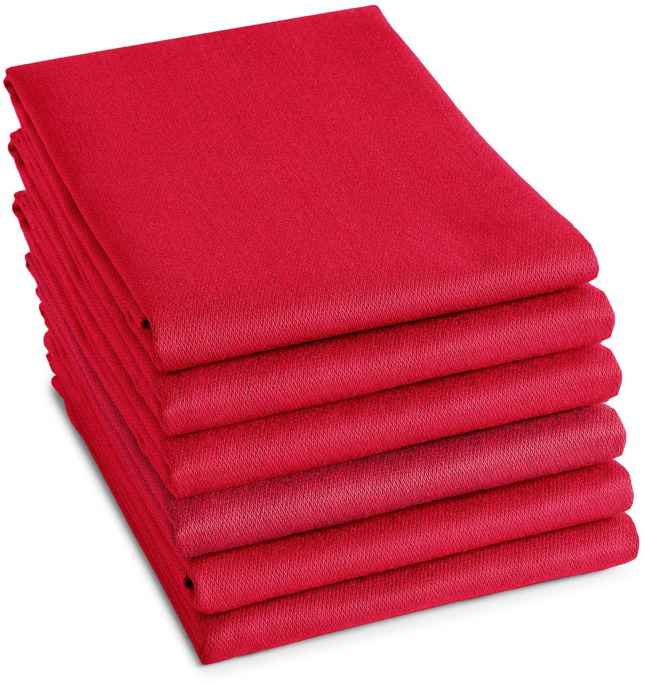 Geschirrtuch DDDDD, B:60cm L:65cm, rot, 100% Baumwolle, Geschirrtücher, "Logo aus 100% Baumwolle, 60x65 cm", Jacquard-Gewebe, sehr saugstark und