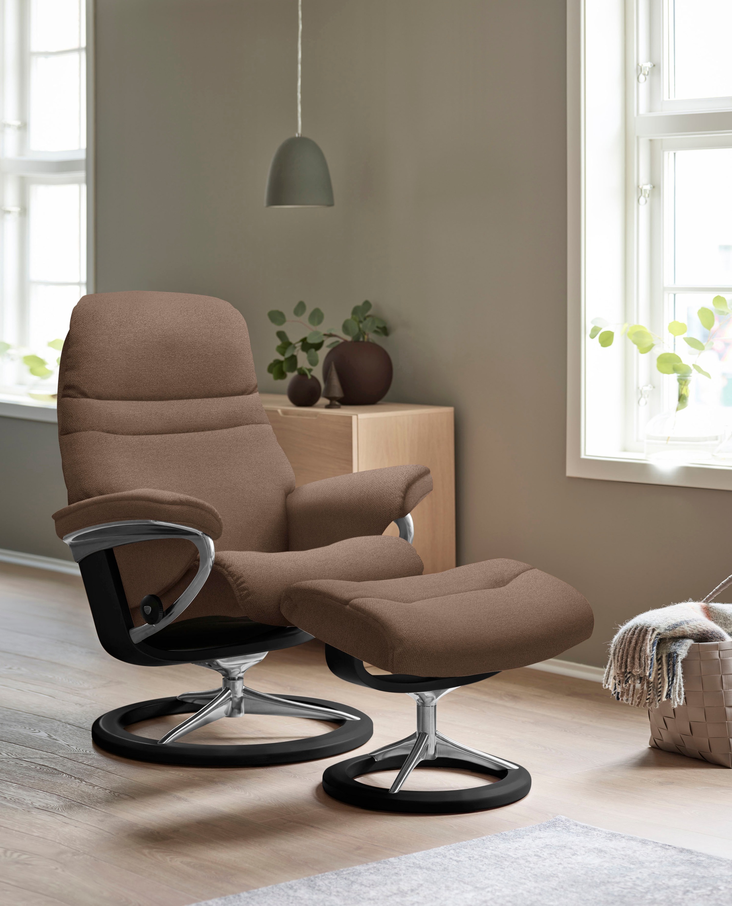 Stressless® Relaxsessel »Sunrise«, mit Signature Base, Größe M, Gestell Schwarz