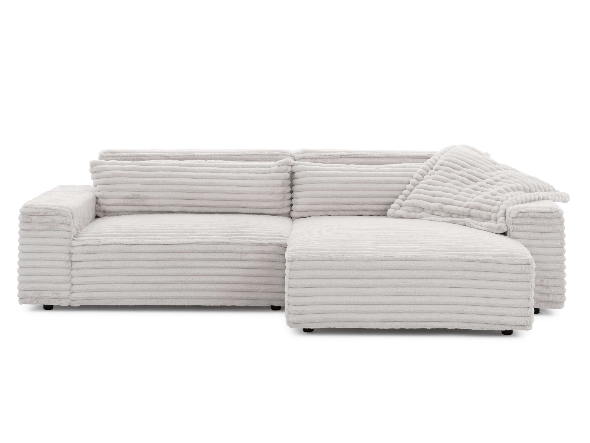 OTTO home Ecksofa "KINLEE Design-Sofa mit Recamiere rechts/links, Maße B/T/ günstig online kaufen