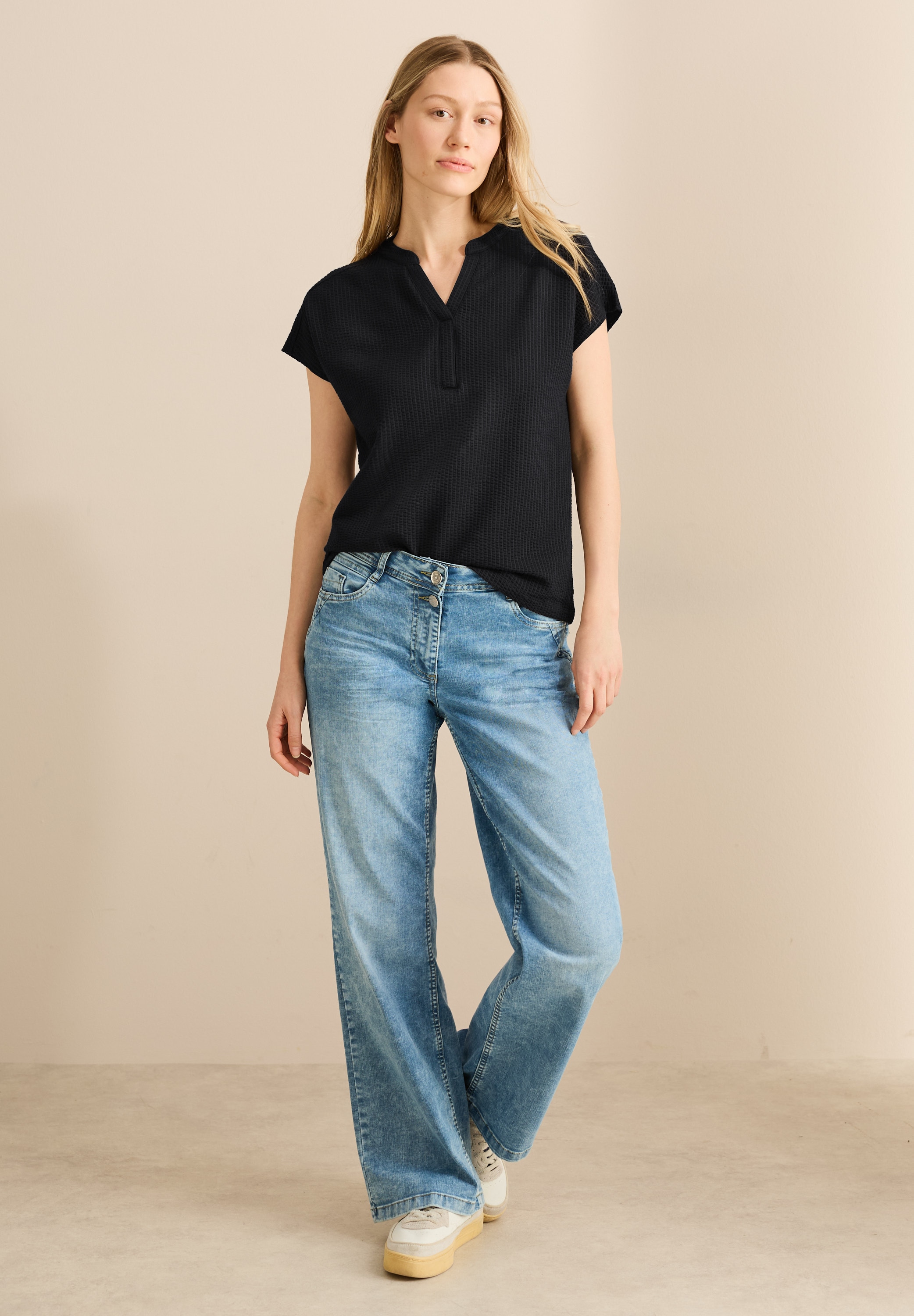 Cecil Tunikashirt, aus Baumwolle mit Stretchante