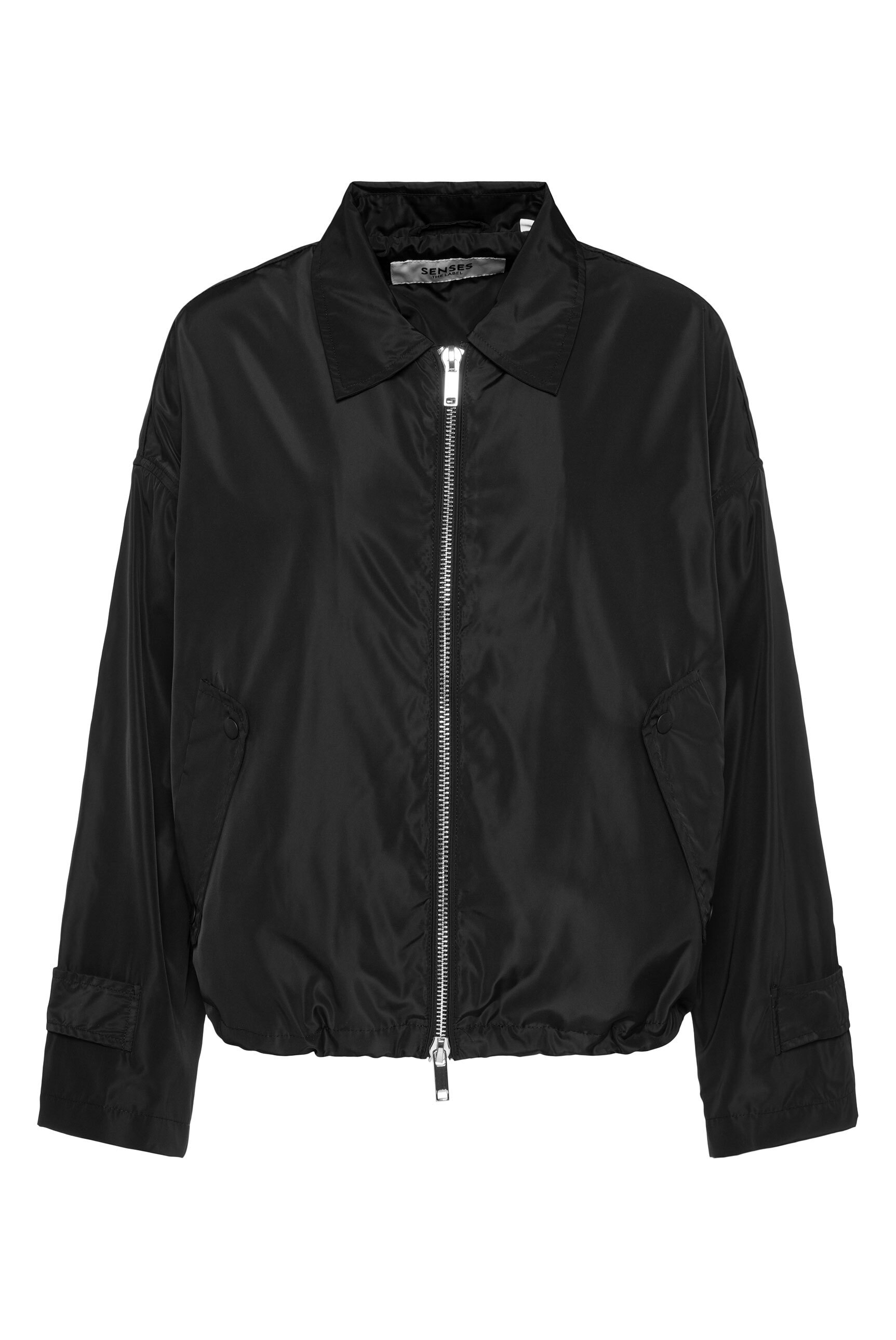SENSES.THE LABEL Outdoorjacke, ohne Kapuze, mit verstellbarem Gummizug im Saum