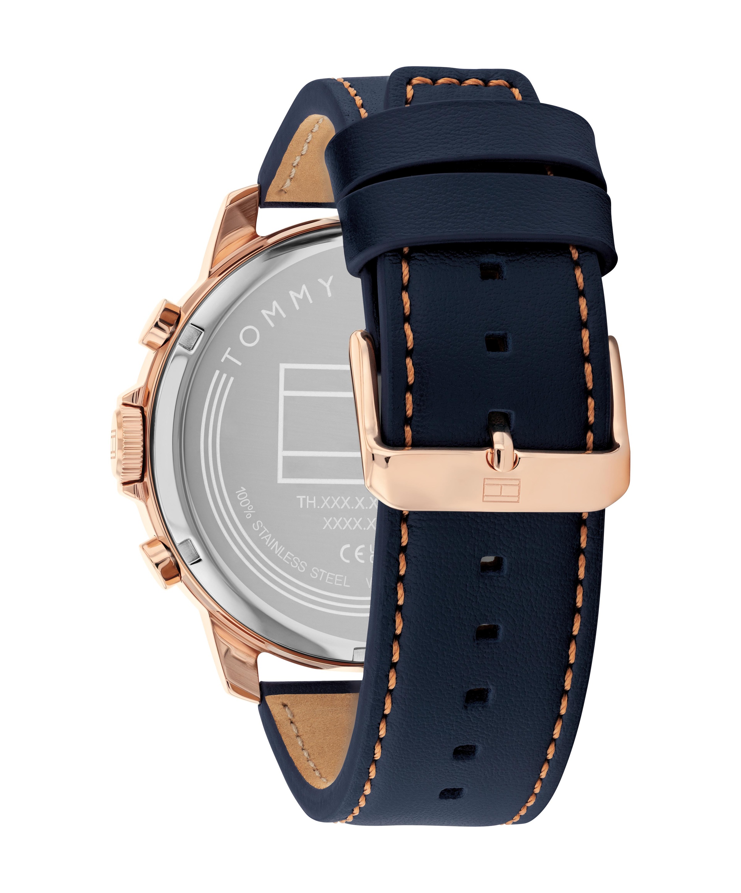 Tommy Hilfiger Multifunktionsuhr »LUCA« Quarzuhr, Armbanduhr, Herrenuhr, Lederarmband, analog