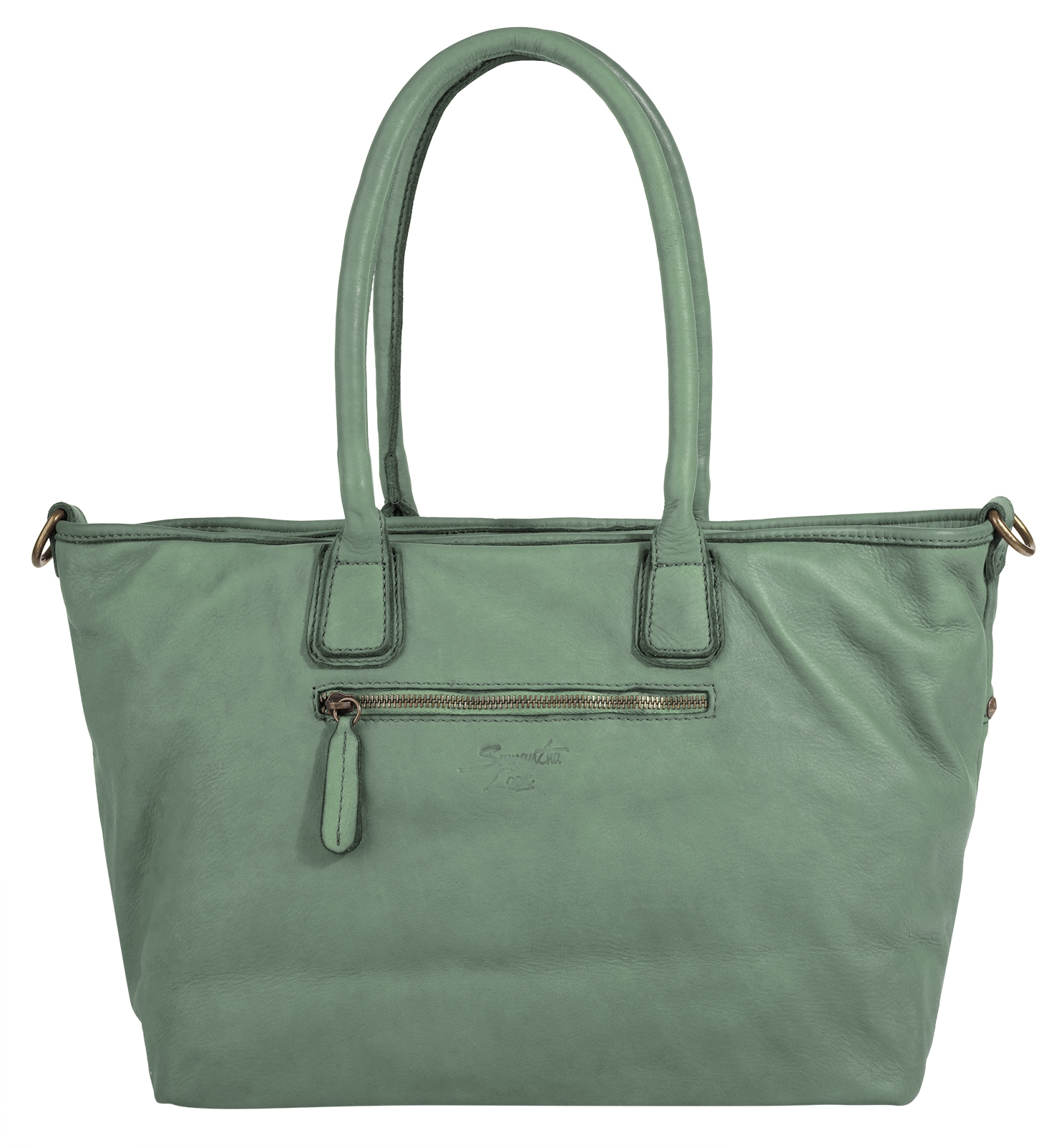 Samantha Look Shopper, echt Leder, Made in Italy