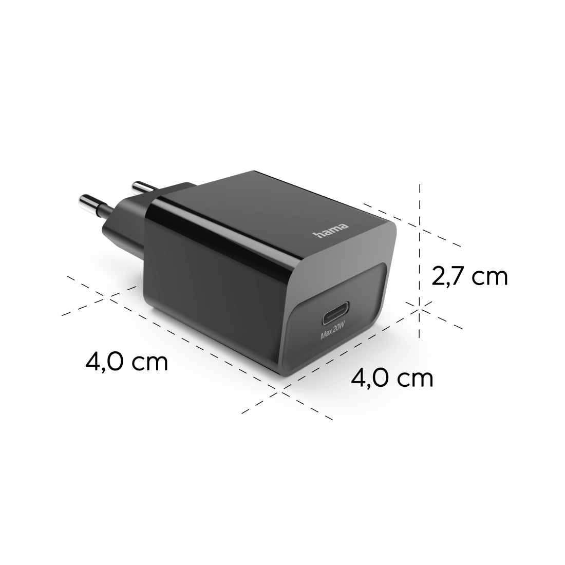 Hama Schnelllade-Gerät »Ladeadapter USB-C, PD, 20W einsetzbar ab iPhone 11« 1 Stk. tlg.