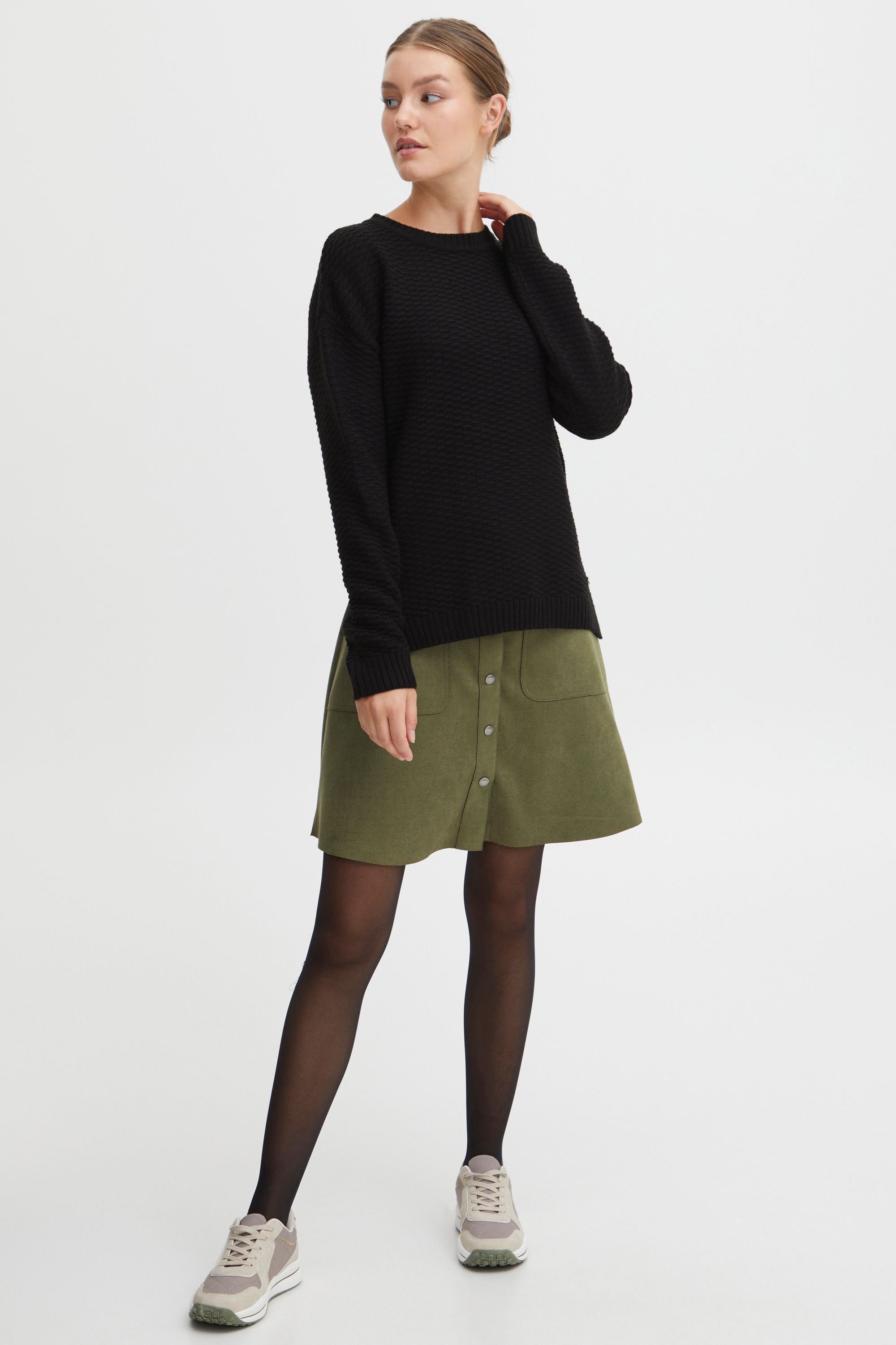 OXMO Strickfleece-Pullover »Strickpullover OXMilla«