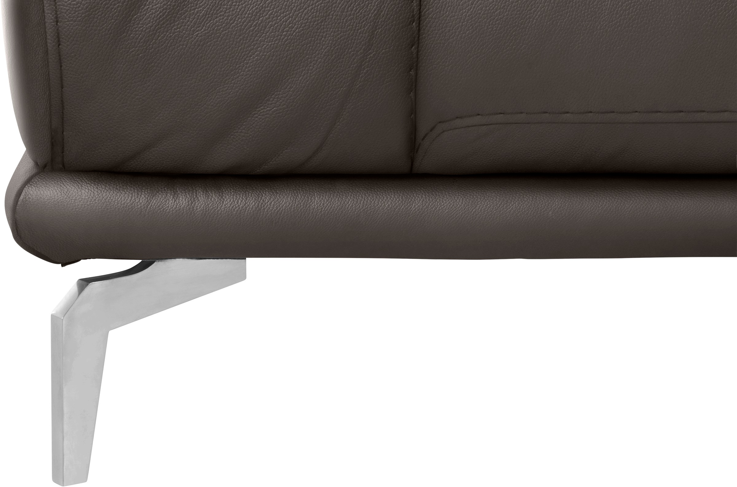 W.SCHILLIG 2,5-Sitzer »montanaa«, mit Metallfüßen in Chrom glänzend, Breite 212 cm