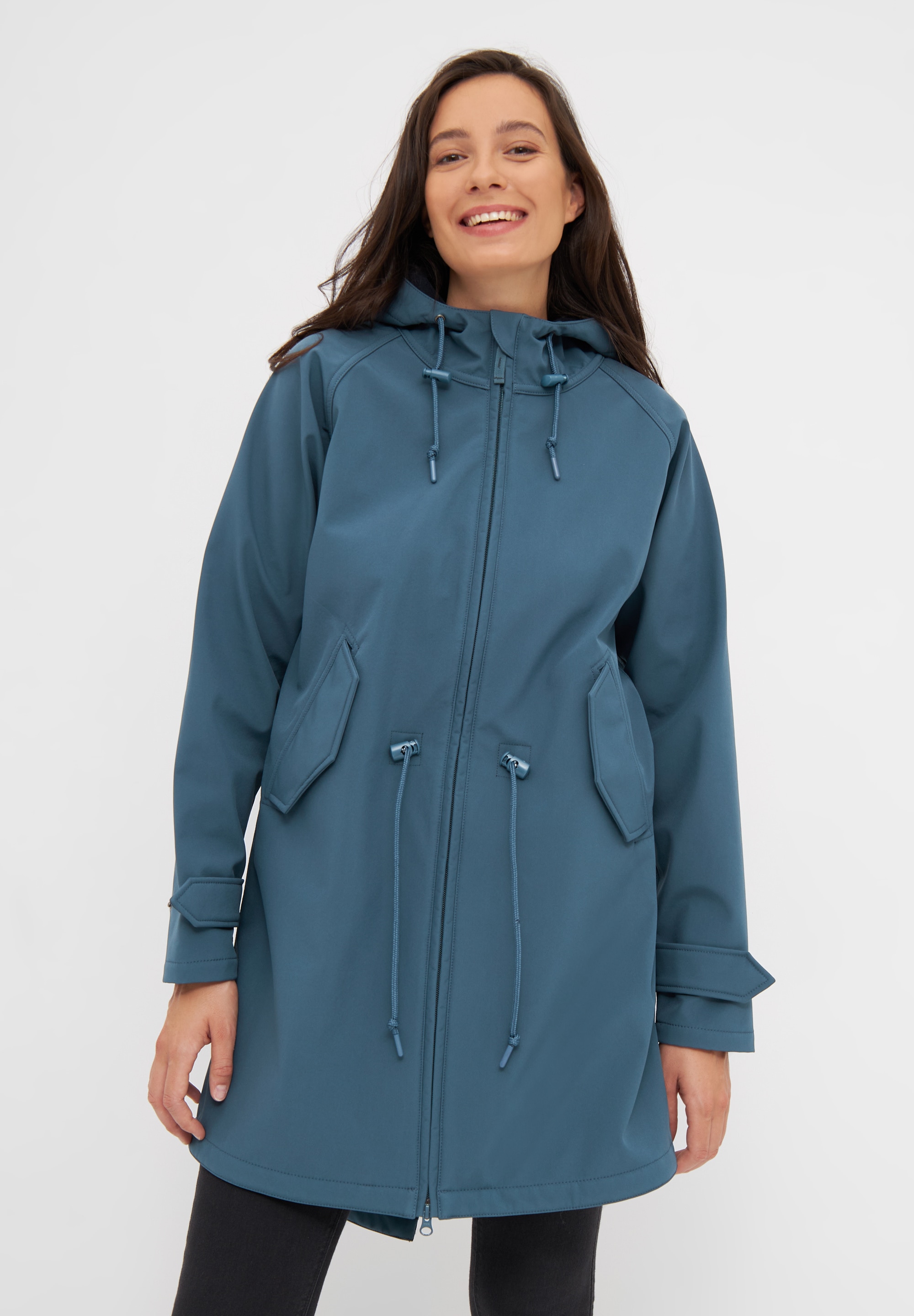 Derbe Softshelljacke "Island Friese" wasserabweisend, winddicht, Kapuze günstig online kaufen