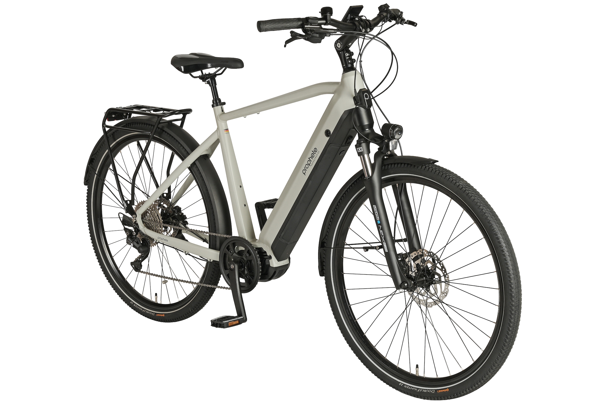 Prophete »Entdecker 5.0« 10 Gang Shimano Deore Schaltwerk Kettenschaltung Mittelmotor 250 W Pedelec, Elektrofahrrad für Herren