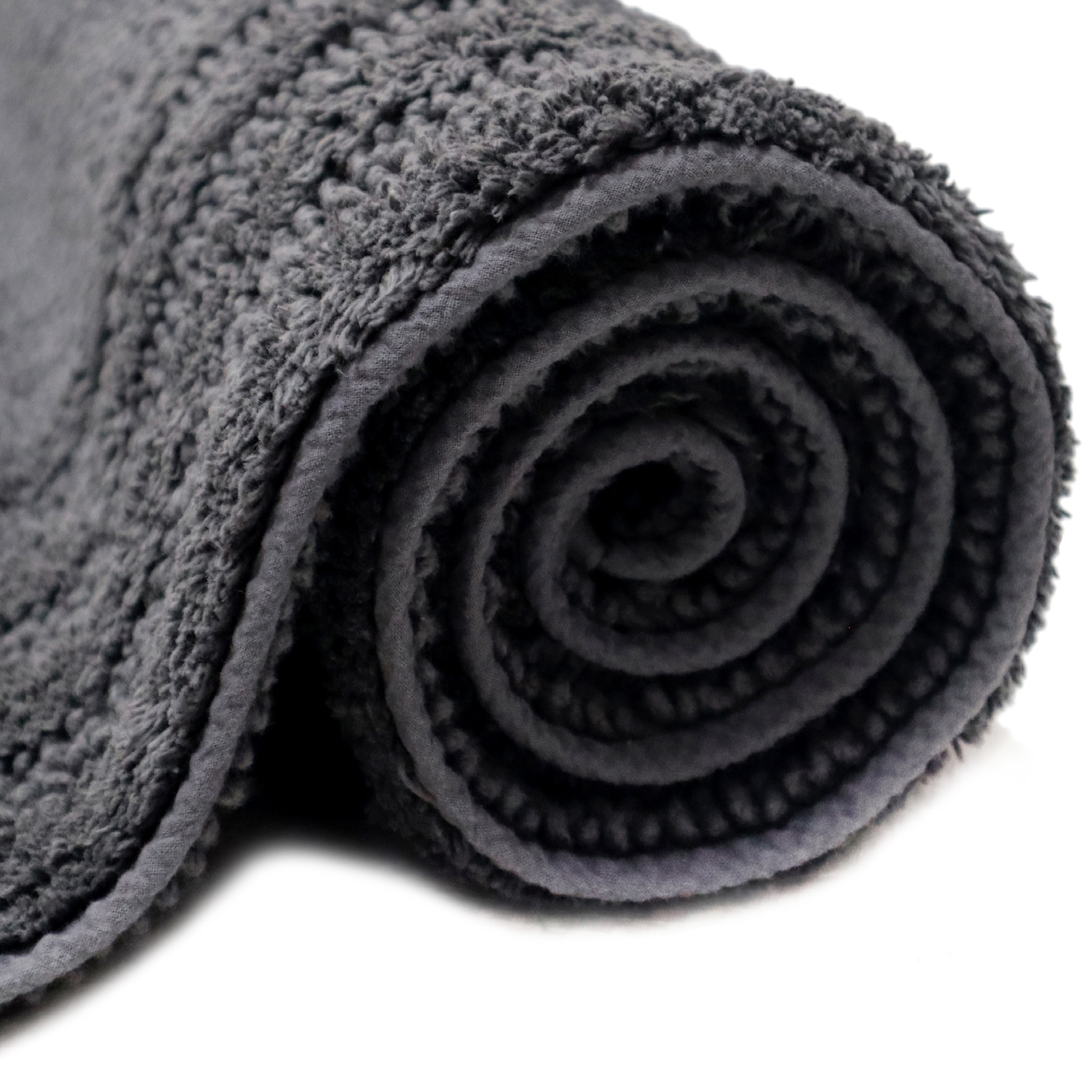 Thumbnail - my home Badematte "Inga, Rahmen, Badvorleger, Badezimmer Teppich", beidseitig nutzbar-fußbodenheizungsgeeignet-strapazie...