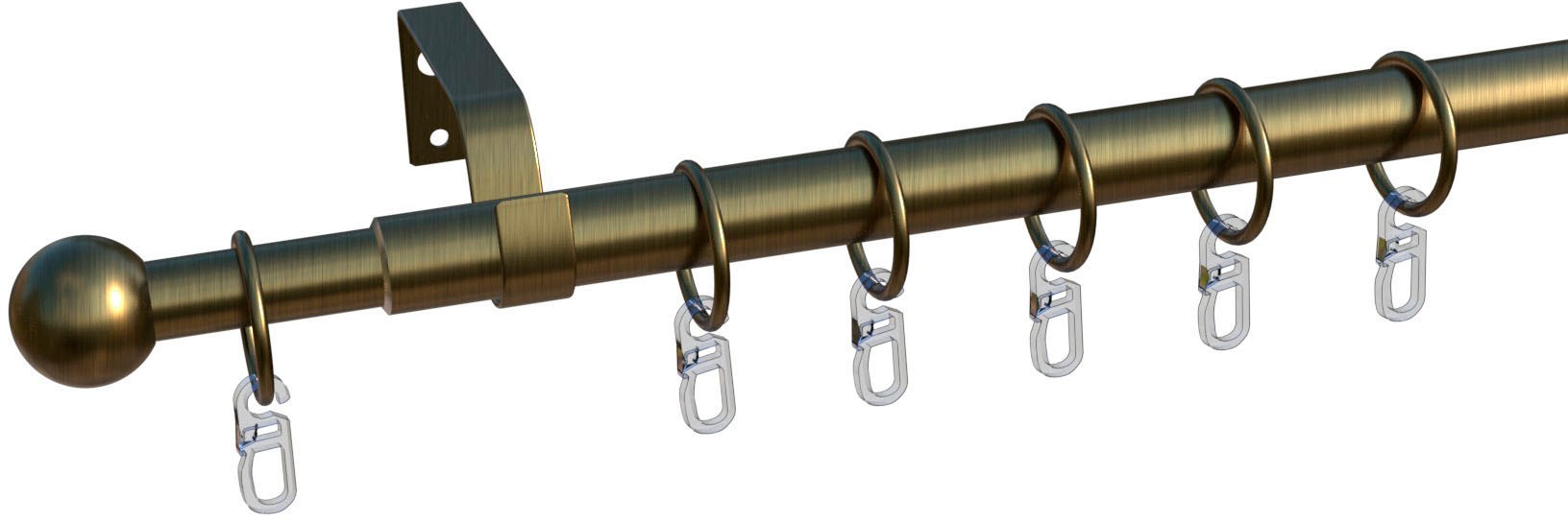 indeko Gardinenstange "Formentor" Ø 20 mm 1 läufig-läufig ausziehbar stufen günstig online kaufen