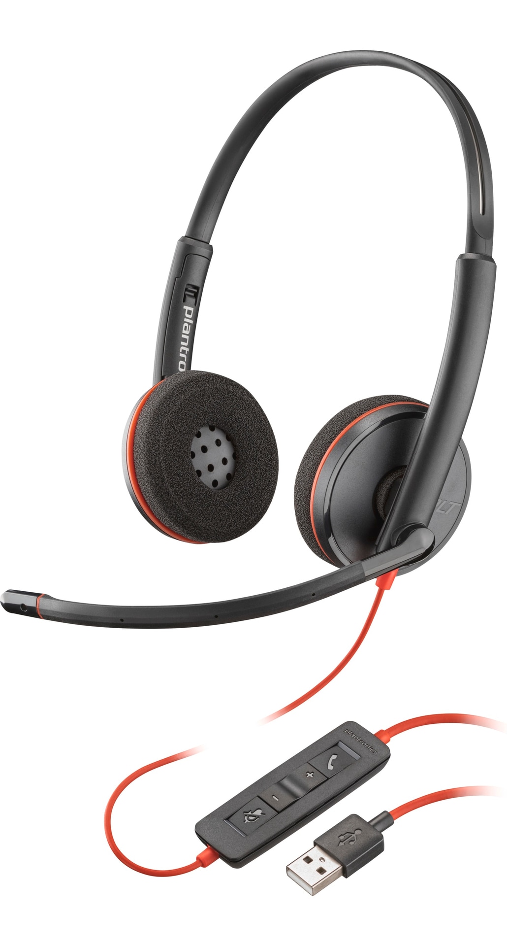 Headset »Blackwire C3220 binaural USB-A«, Noise-Cancelling-Stummschaltung, Stereo...