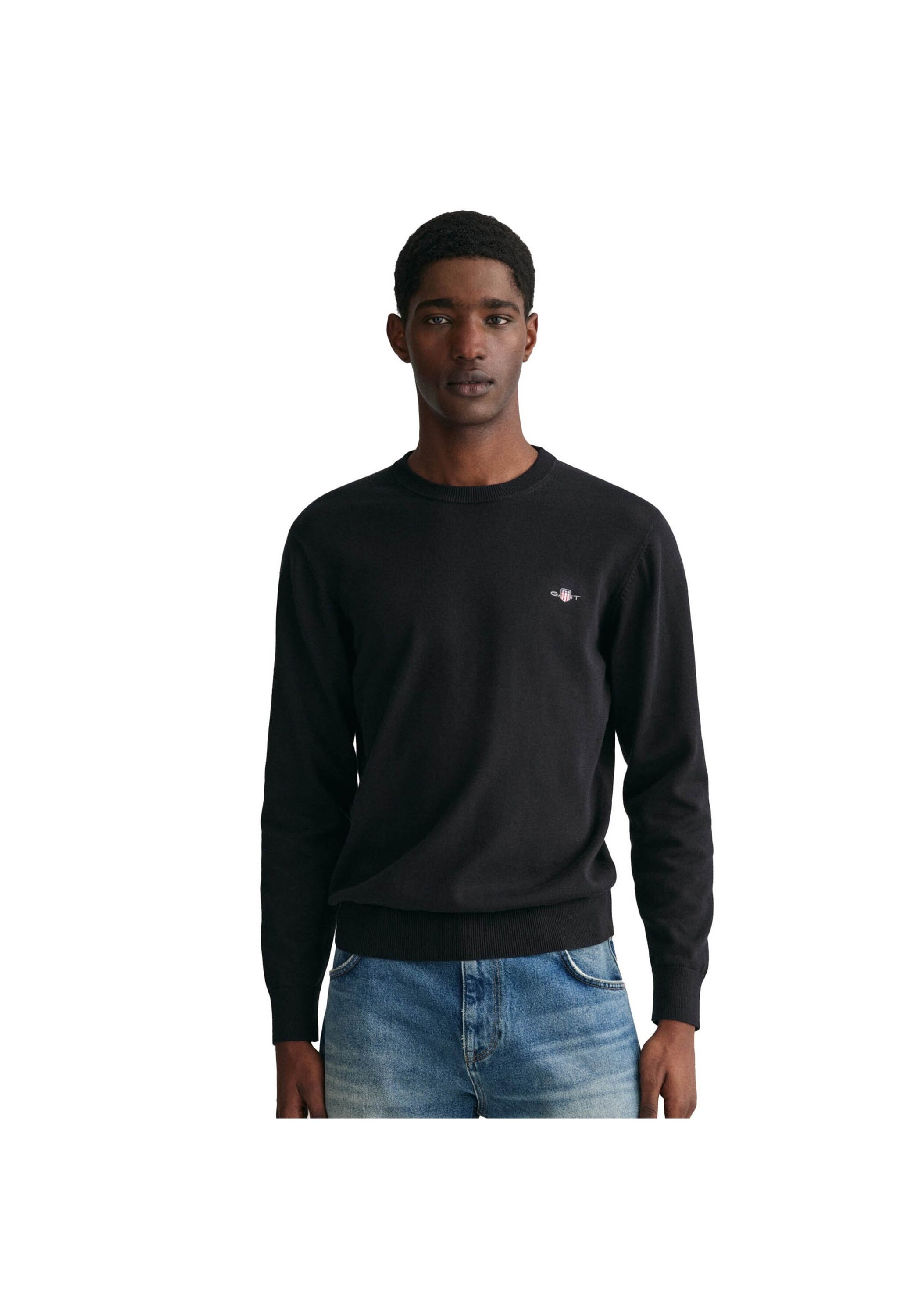 Gant Pull Classic Black XL Homme 8