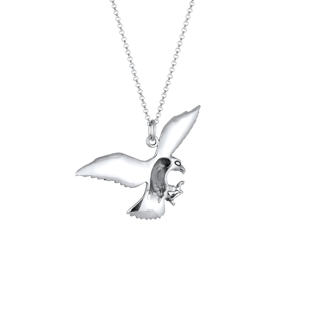 Kuzzoi Kette mit Anhänger »Adler Greifvogel Cool 925 Sterling Silber«