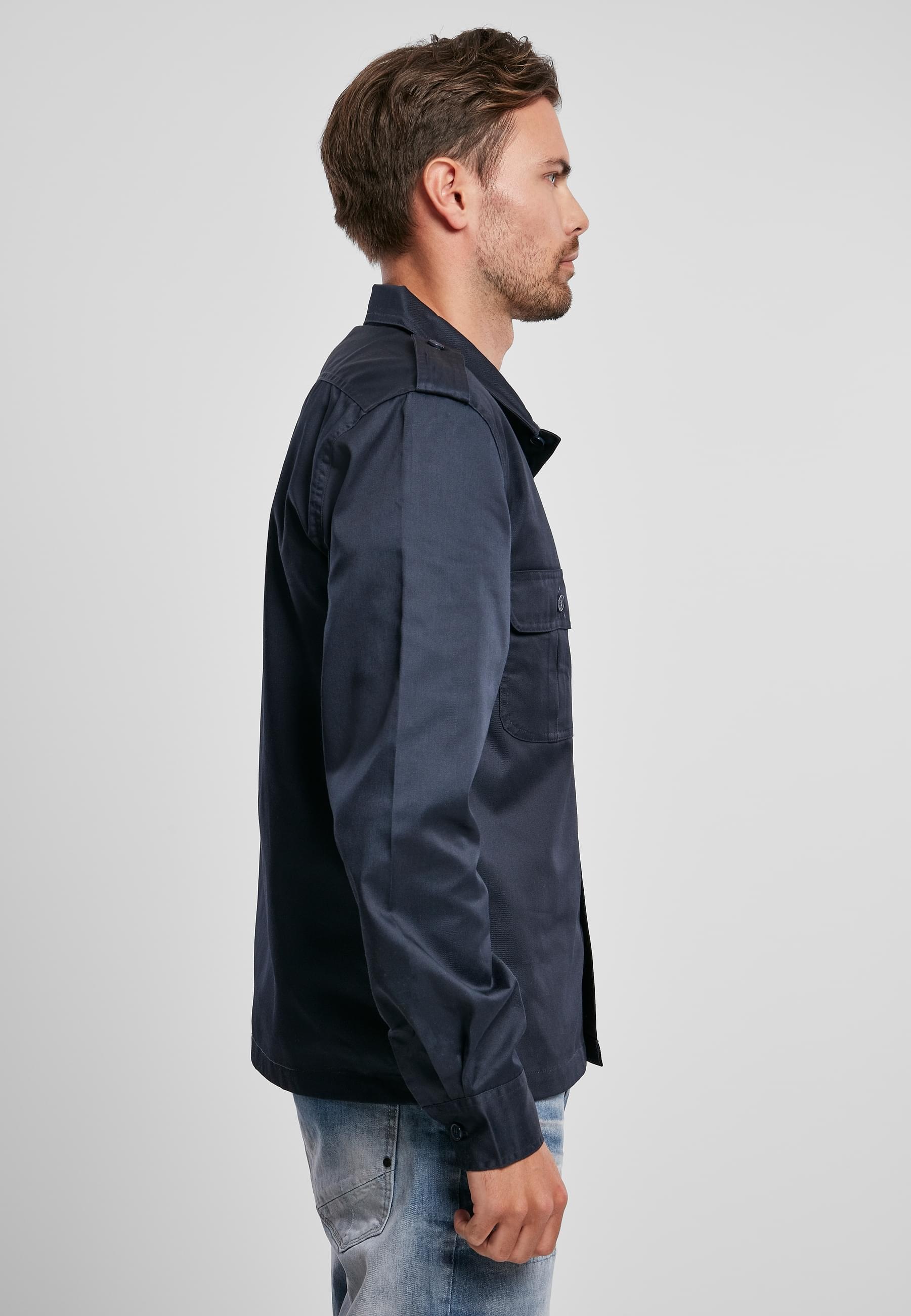 Brandit Langarmhemd »Brandit Herren US Shirt«, (1 tlg.)