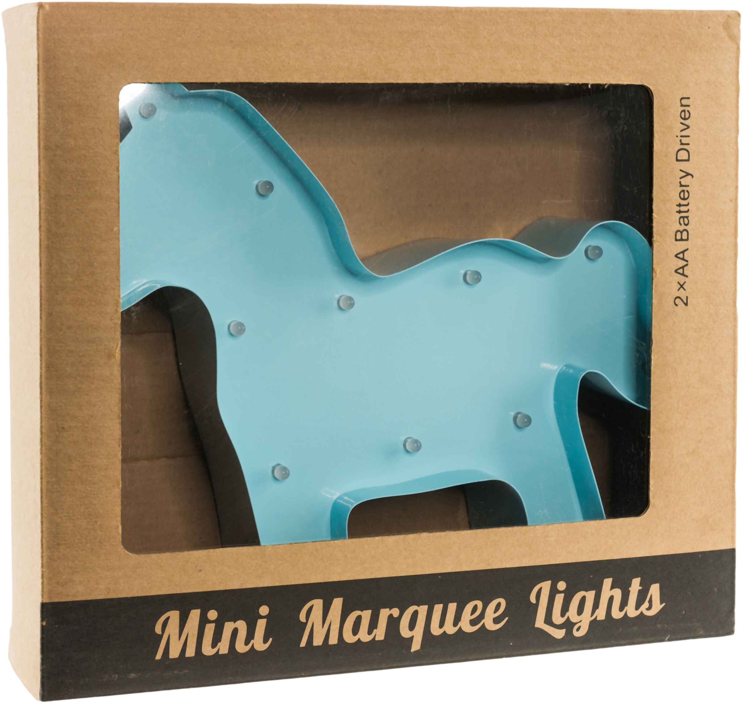 MARQUEE LIGHTS LED Dekolicht »Unicorn«, 13 flammig, Leuchtmittel LED-Modul | LED fest integriert, Wandlampe, Tischlampe Einhorn, Tier, Ponny 13 Leuchtmittel - 23x23 cm