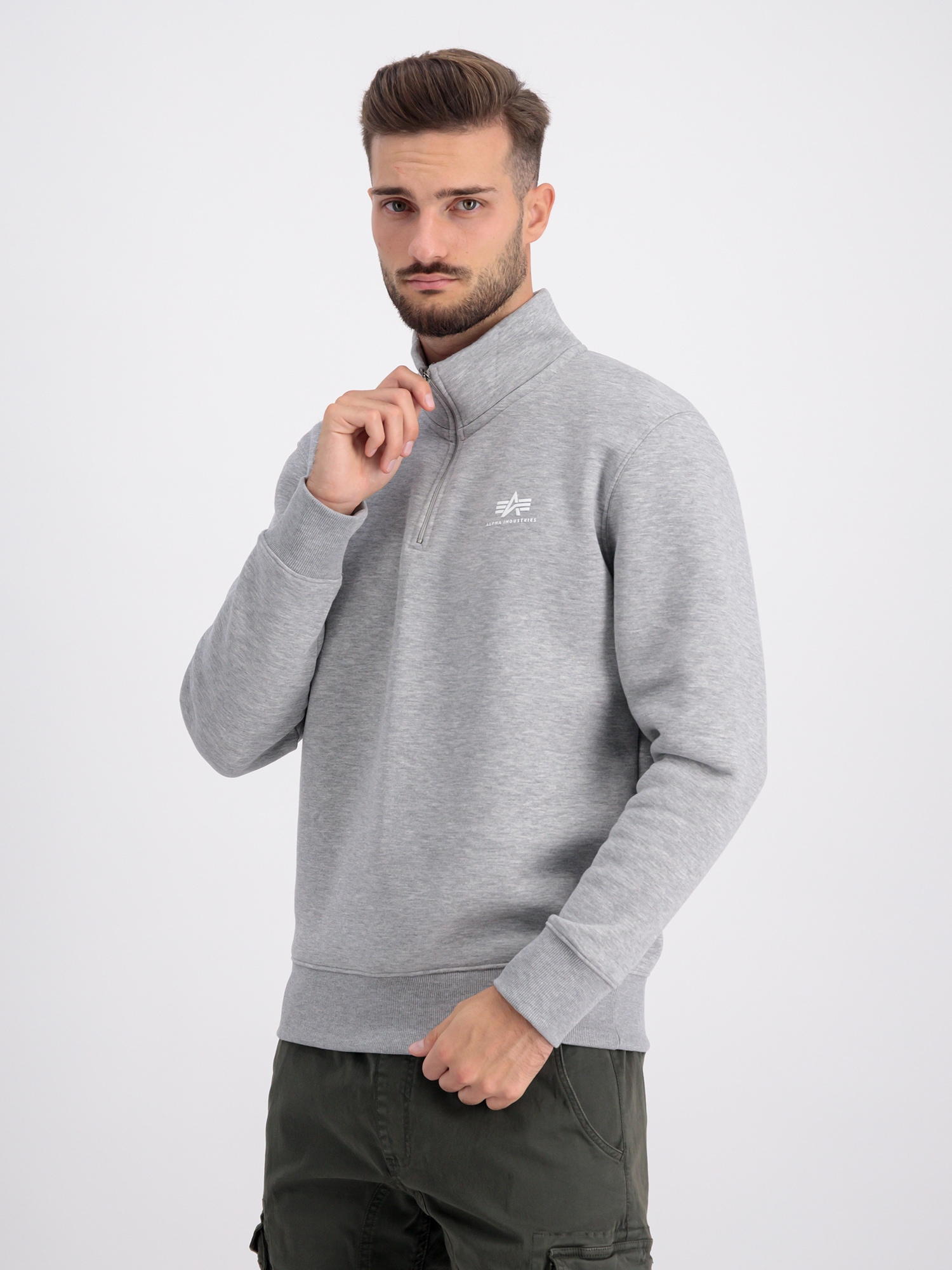 Half Zip | bestellen Sweater BAUR SL« ▷ Industries Sweatshirts - »Alpha Alpha Men Sweater Industries