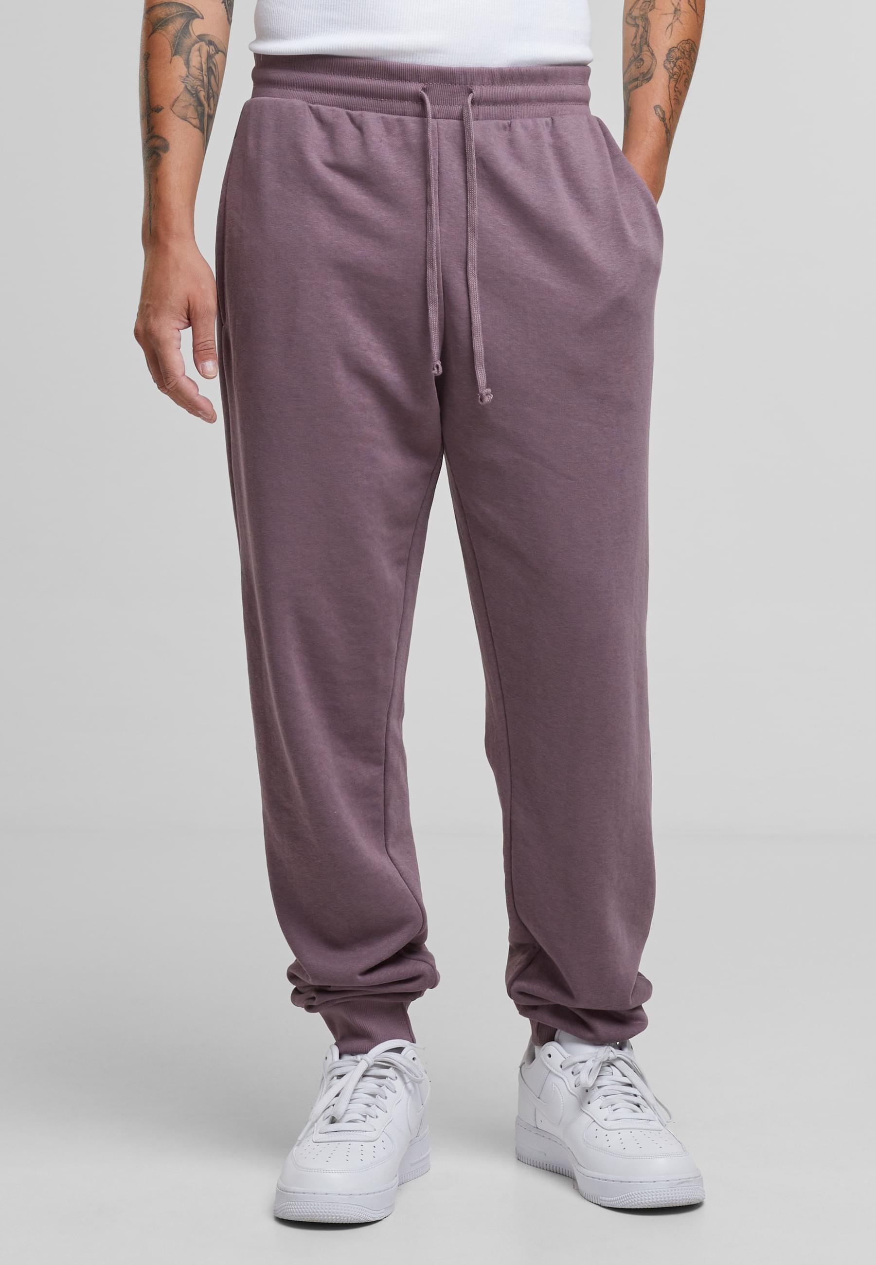 URBAN CLASSICS Stoffhose »Urban Classics Light Terry Basic Sweatpants«, (1 tlg.)