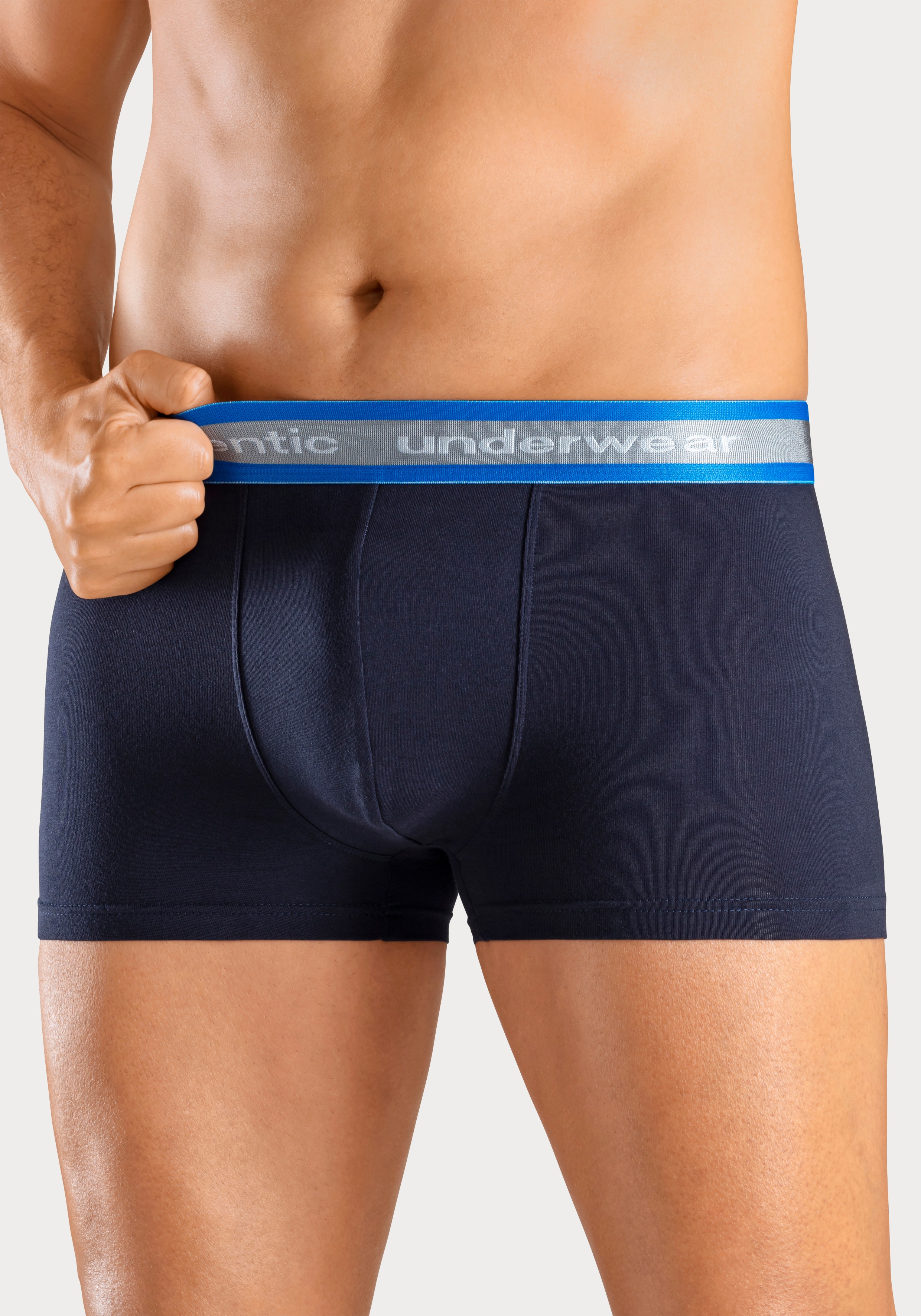 Thumbnail - AUTHENTIC LE JOGGER Boxer "Boxershorts für Herren" Packung, 4er-Pack, 4 Stk., angenehm weiches Neon-Bündchen