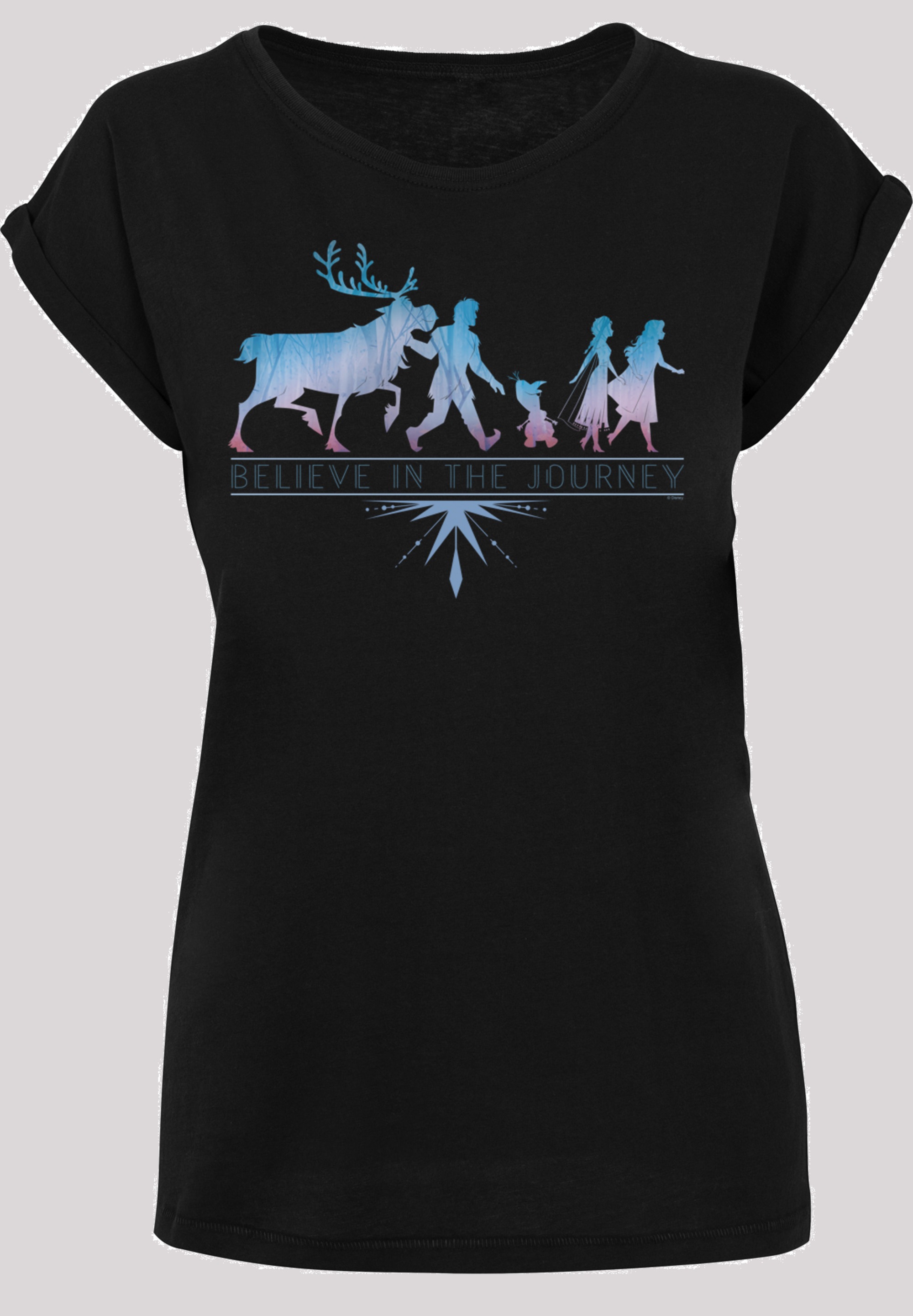 F4NT4STIC T-Shirt »Frozen 2 Believe In The Journey'«, Print