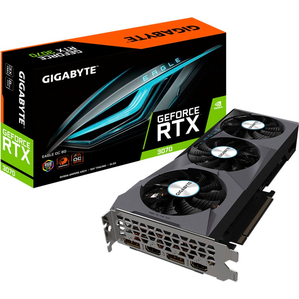 Gigabyte Grafikkarte »GeForce RTX 3070 EAGLE OC (rev. 2.0)«, 8 GB, GDDR6