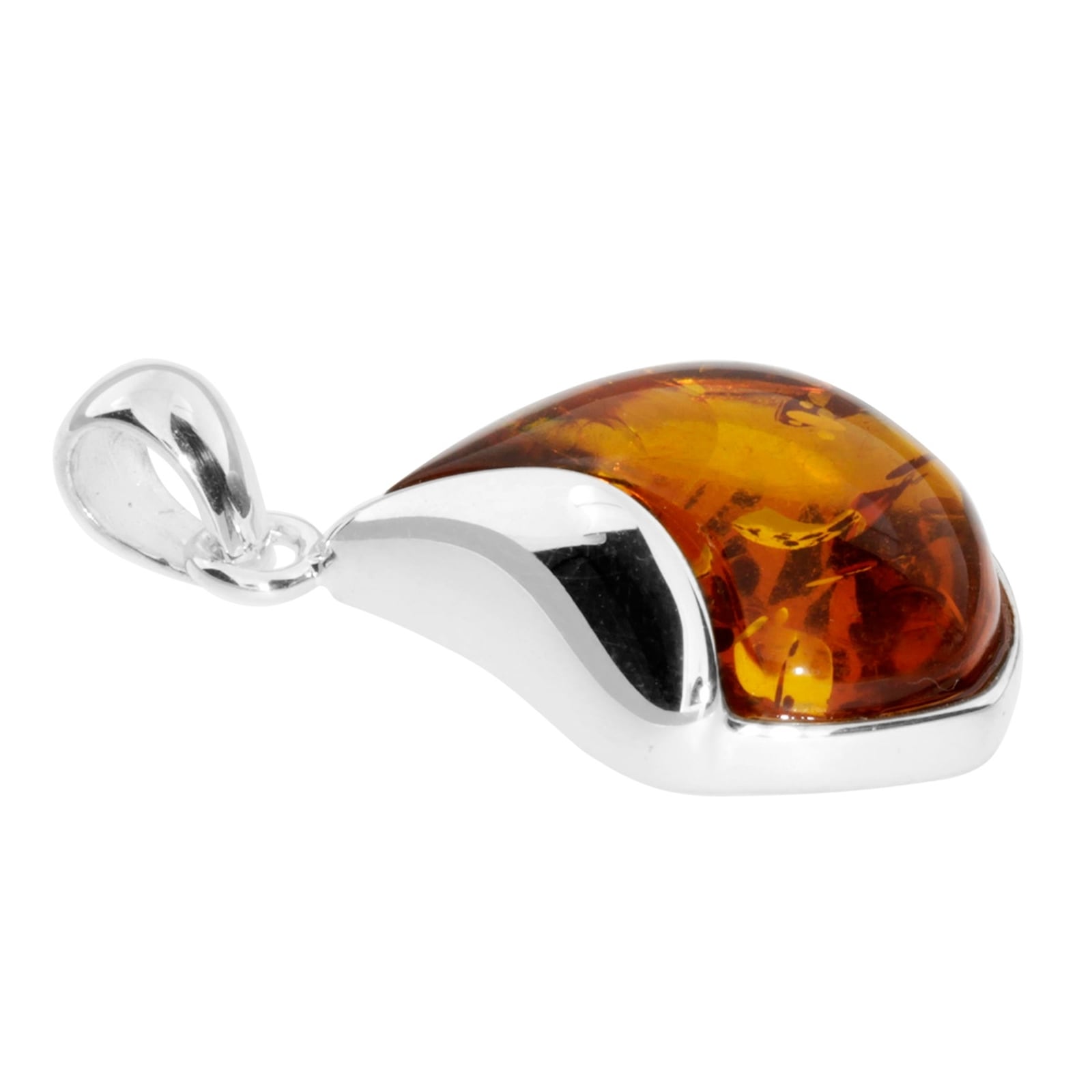 OSTSEE-SCHMUCK Kettenanhänger »- Jula 29 mm - Silber 925/000 - Bernstein«