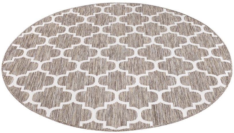 Carpet City Outdoorteppich "Outdoor 462" rund 5 mm Höhe UV-beständig, Flach günstig online kaufen