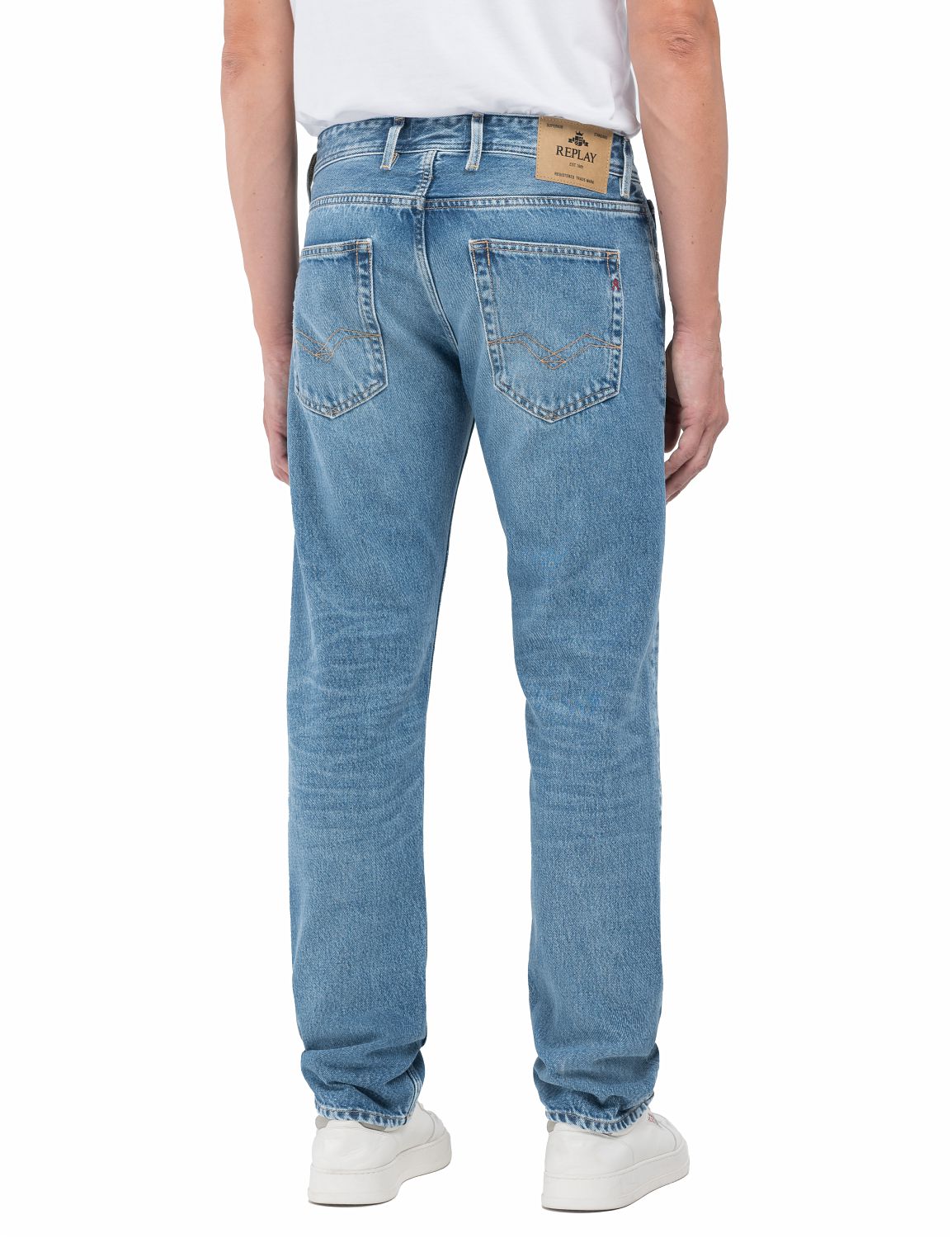Thumbnail - Replay Straight-Jeans "GROVER" in vielen verschiedenen Waschungen, mit Stretch