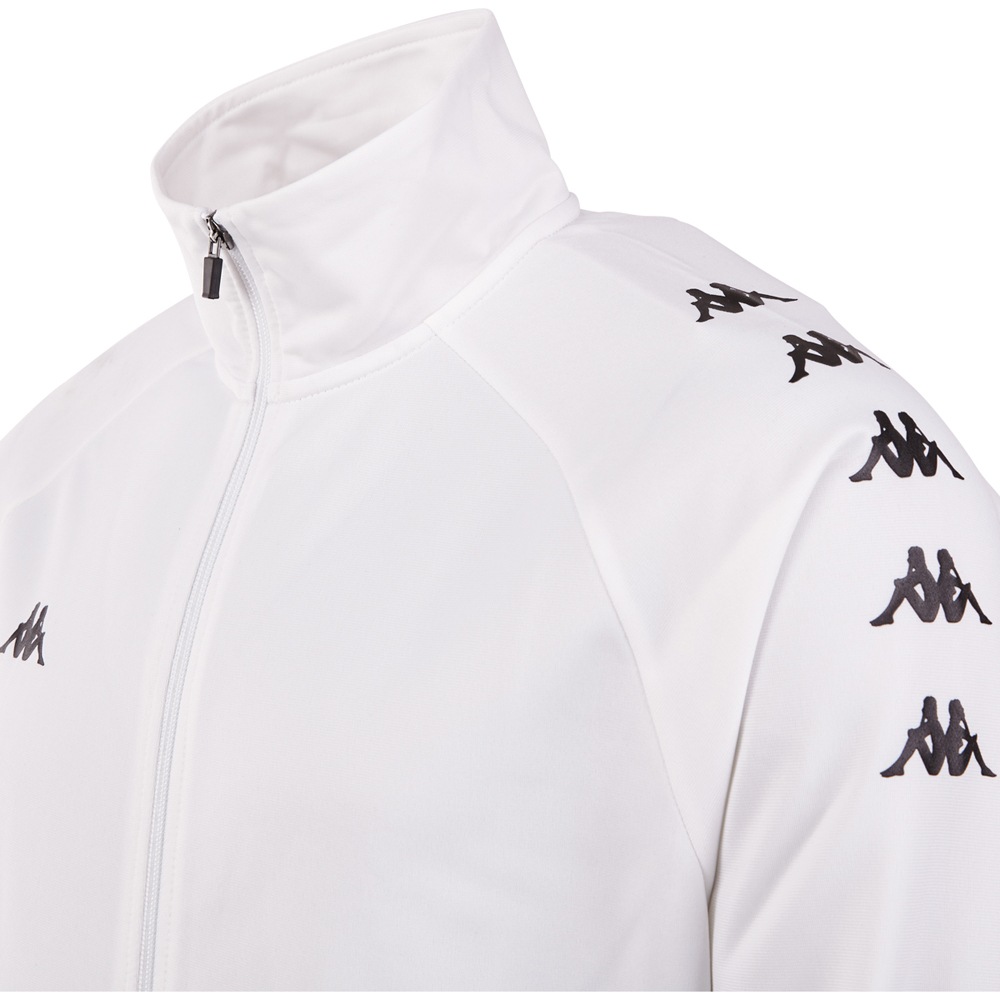 Kappa Trainingsjacke, ohne Kapuze, - mit Logo Prints an den Schultern